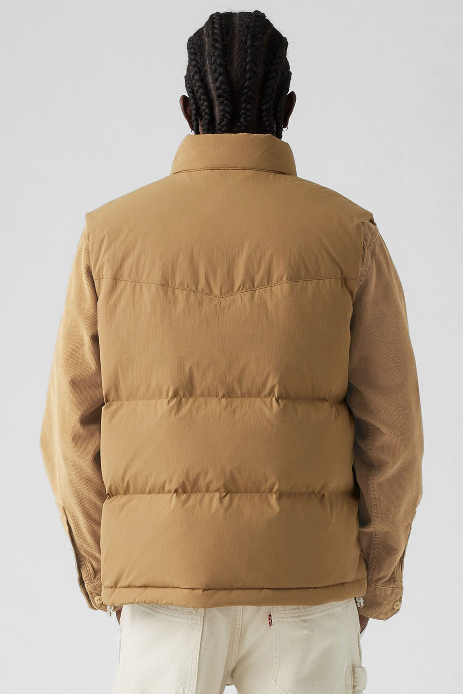 Мужской коричневый жилет 2