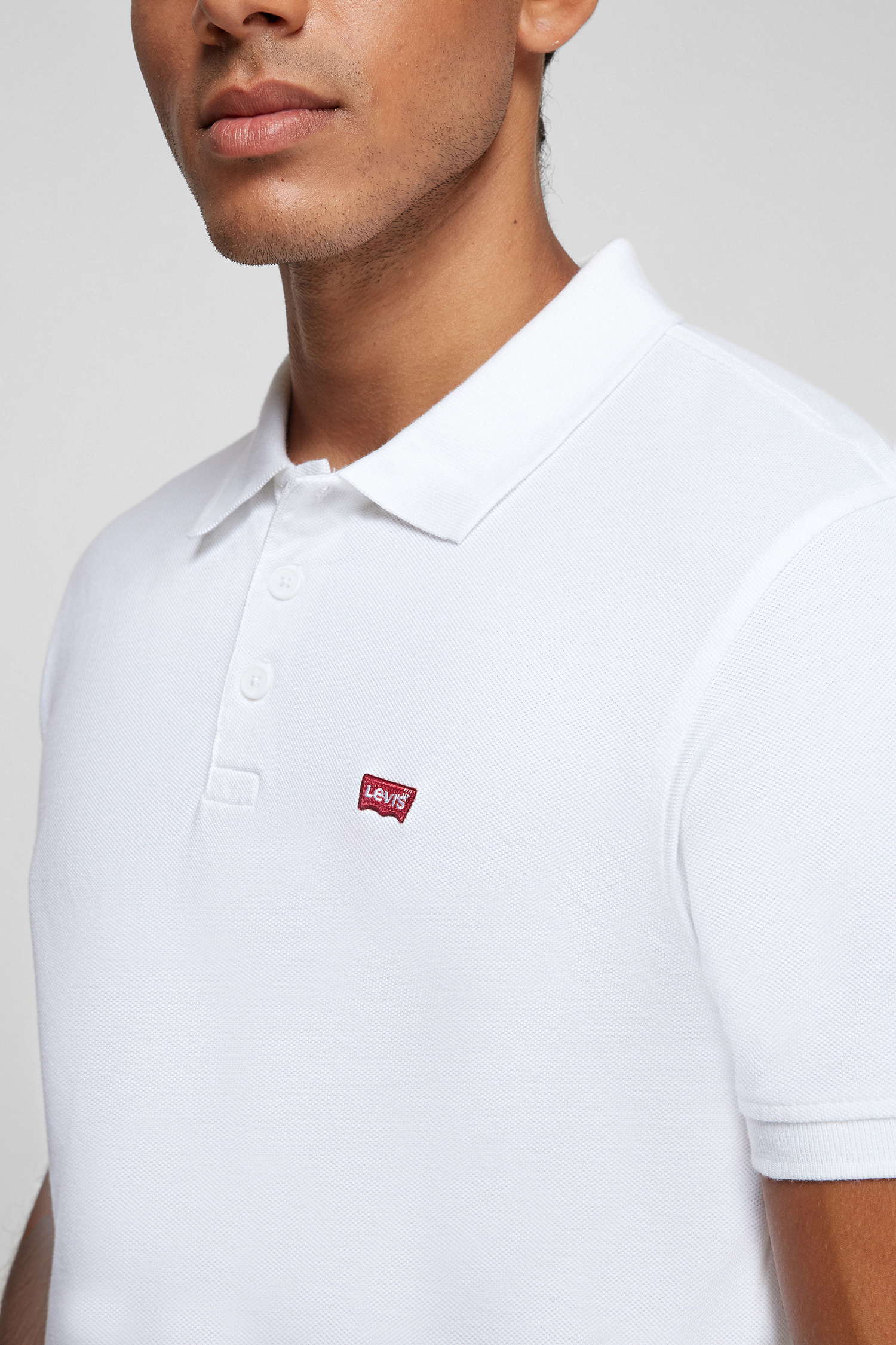 Мужское белое поло 5