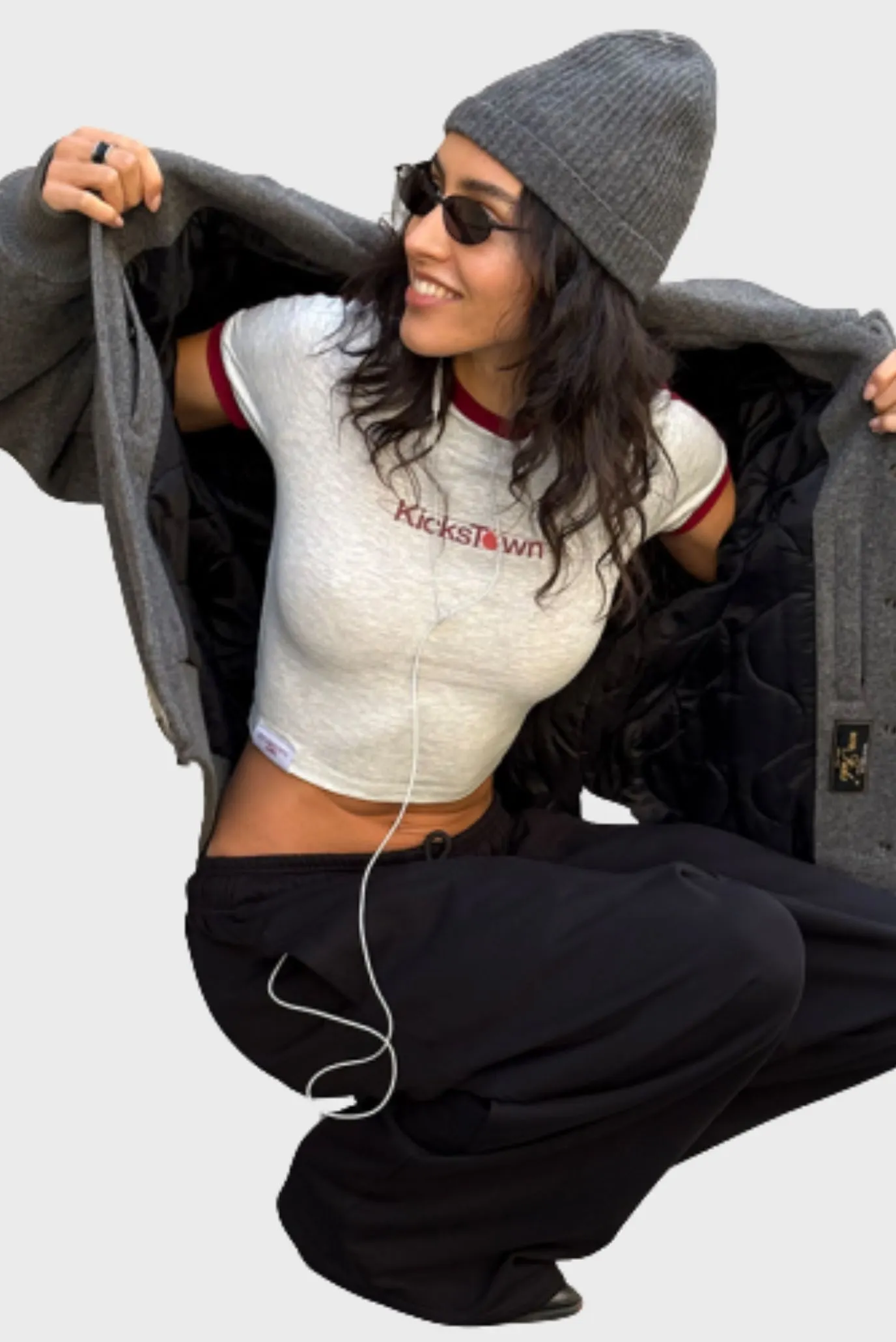 Футболка Sabe Cherry Logo T-Shirt Slim Heather Grey 4