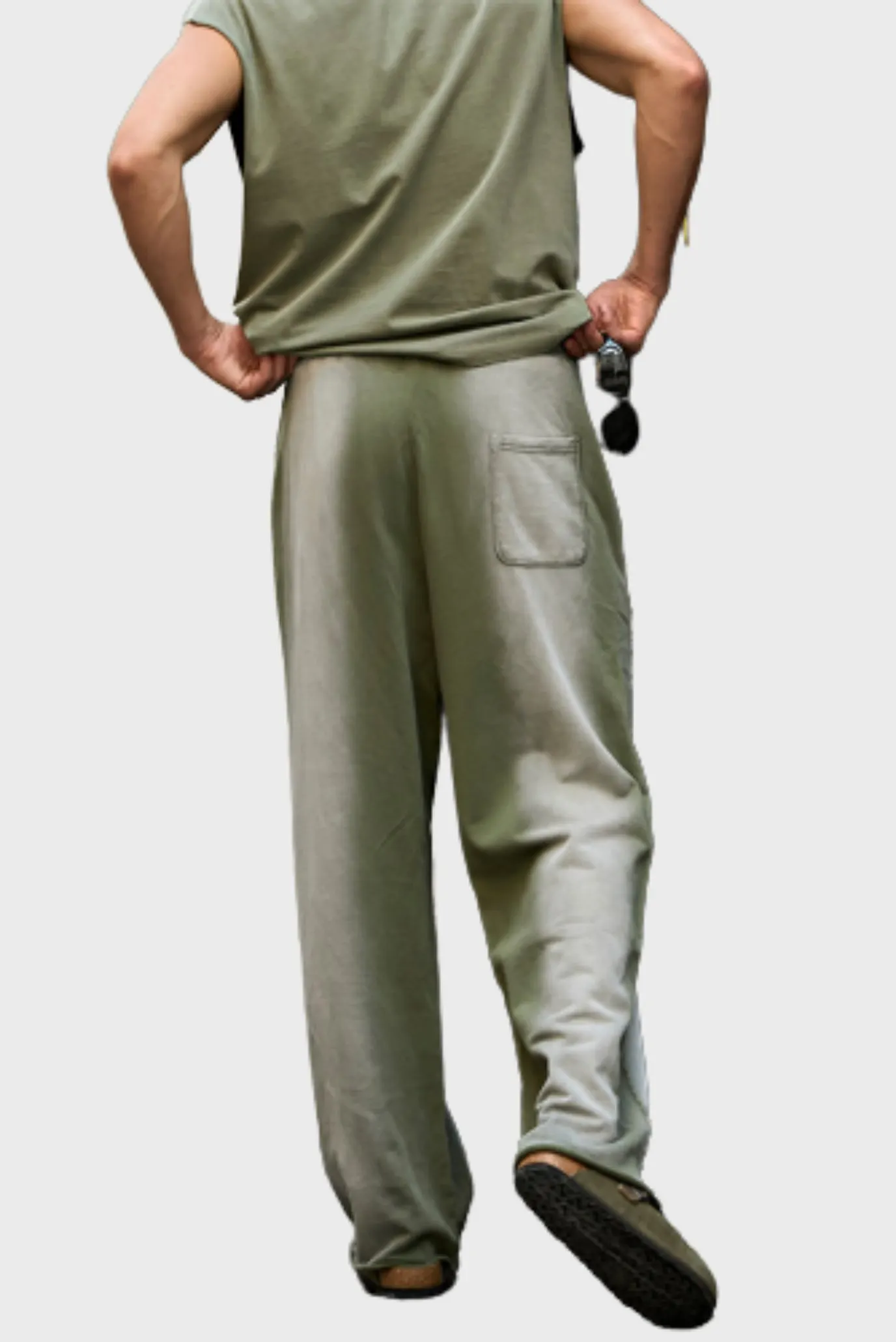 Штаны Sabe Sweatpants Washed Green 3