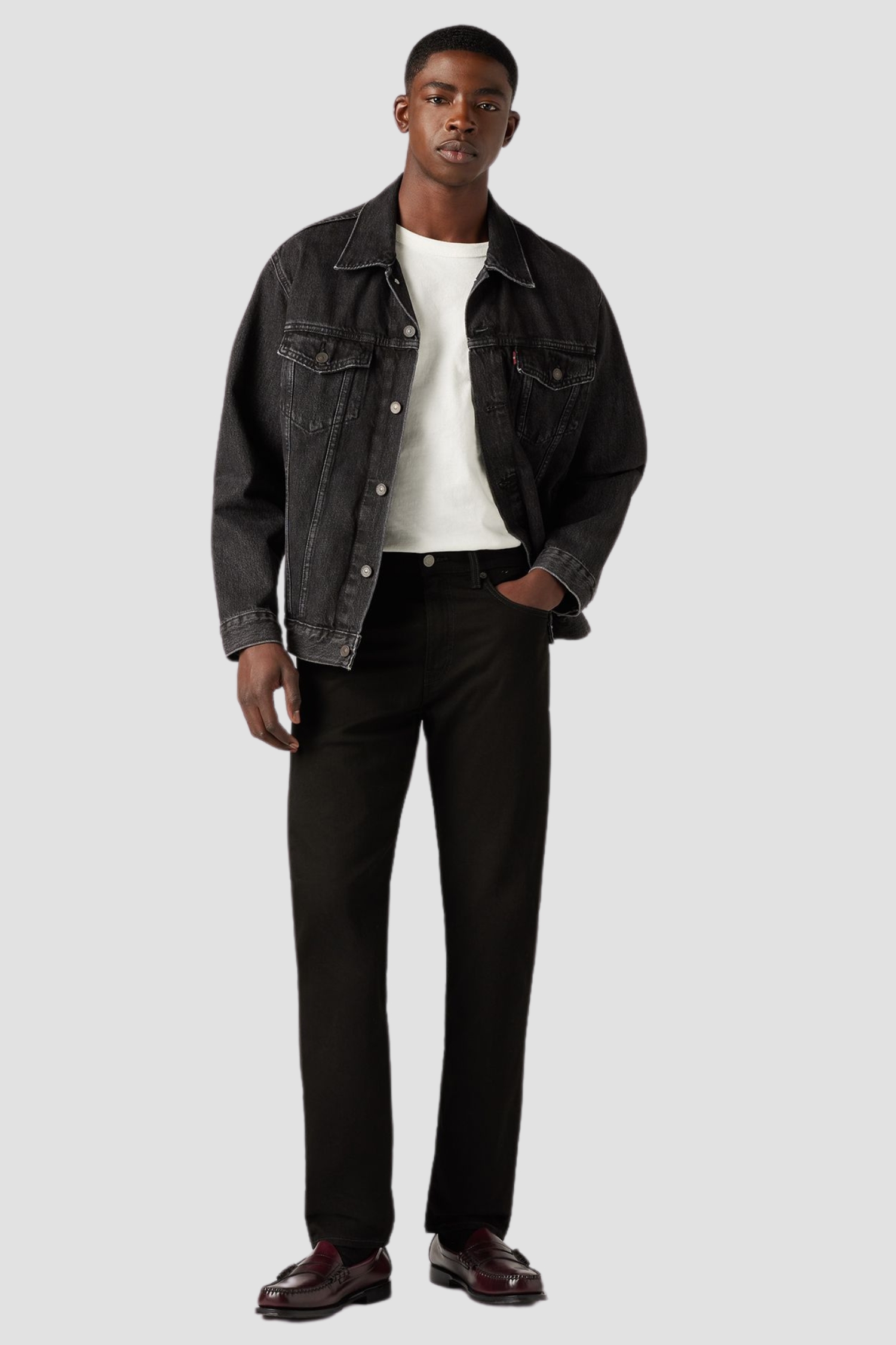 Мужские черные джинсы 502® Taper 6