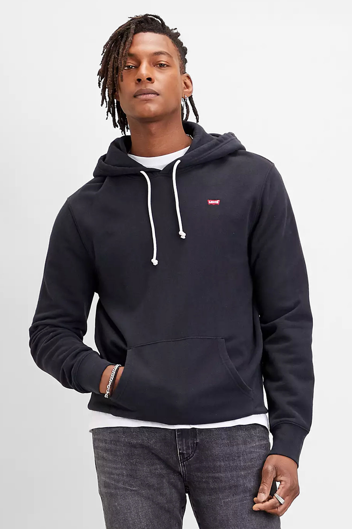 Мужское черное худи 1