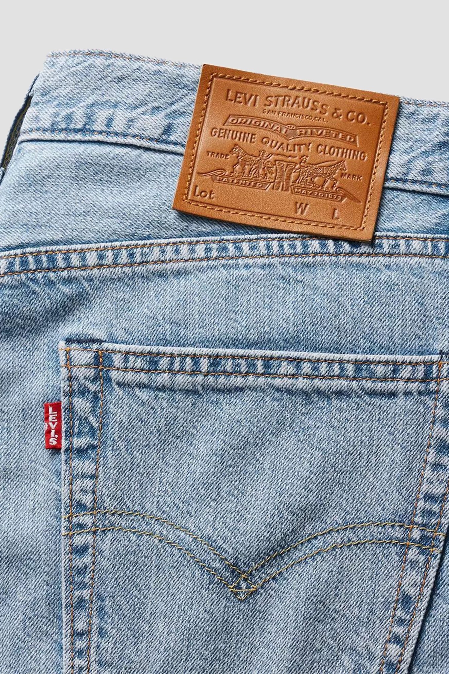 Мужские голубые джинсы 555™ Relaxed Straight 6