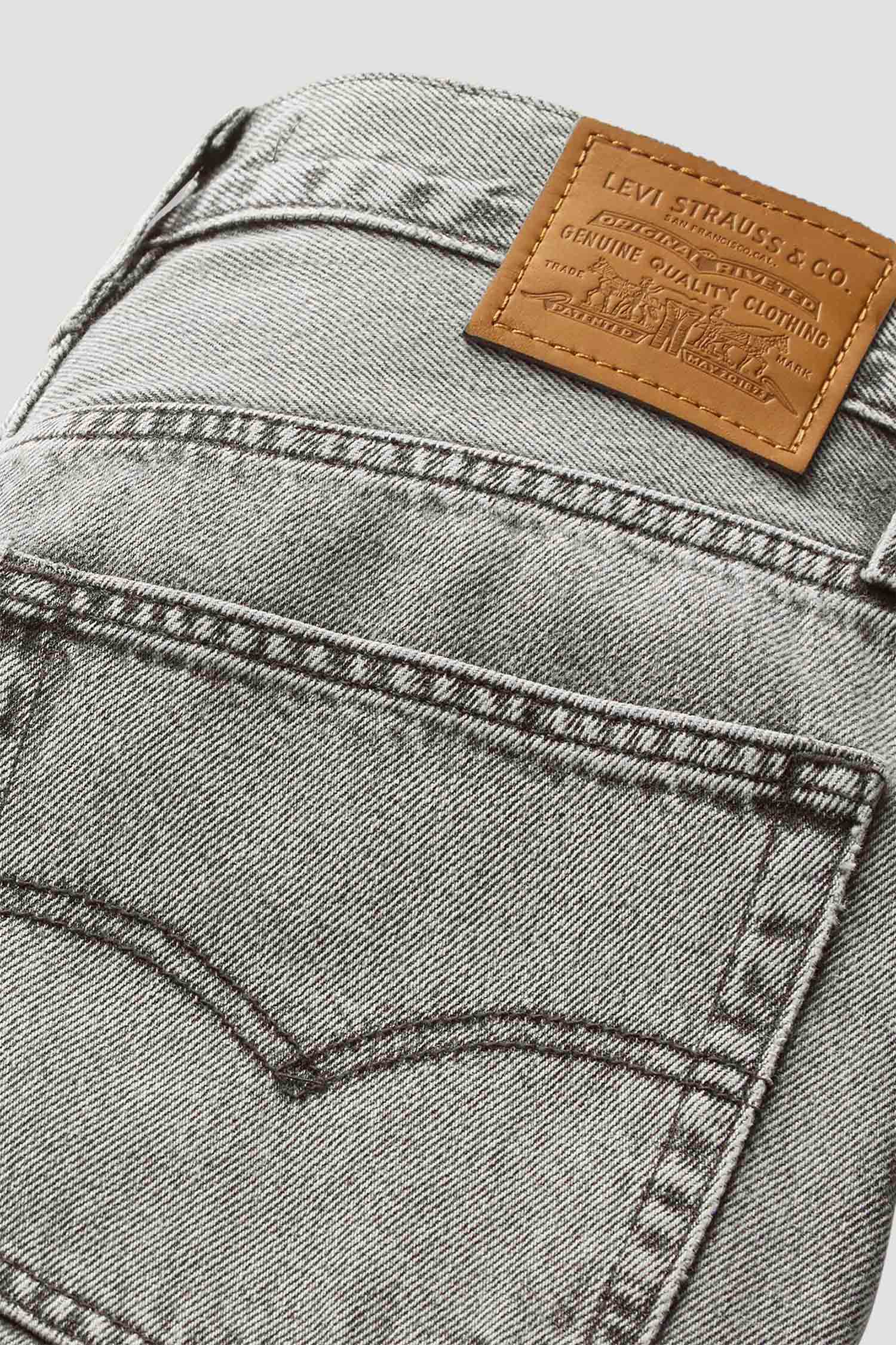 Женские серые джинсы Baggy Dad 4