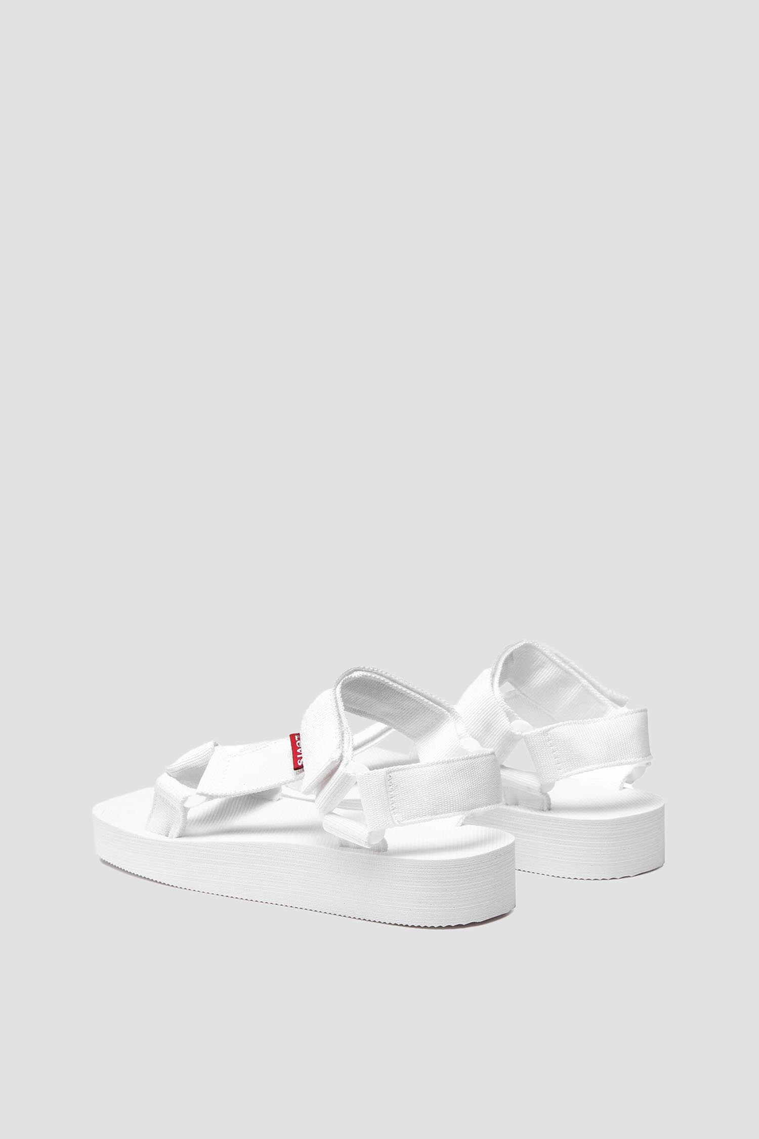 Женские белые сандалии 4