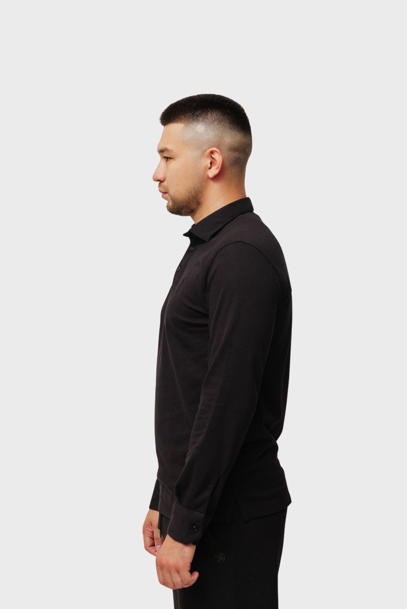 Мужское черное поло 3