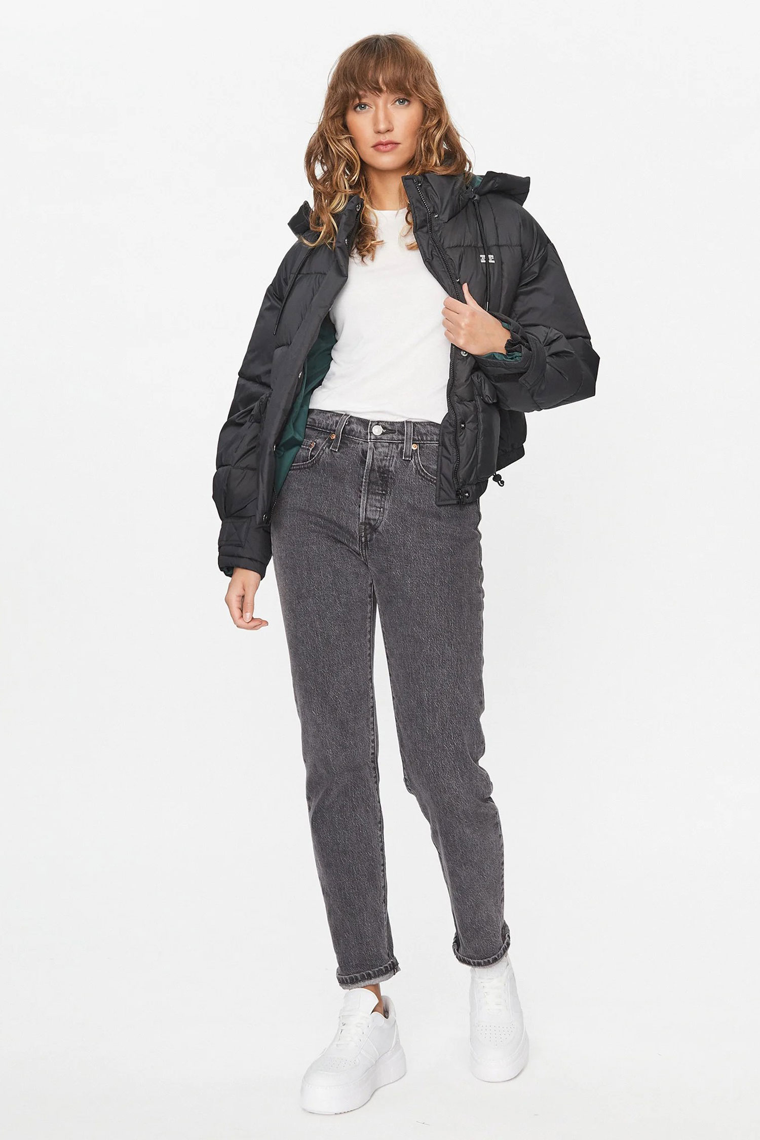 Женская черная куртка 7