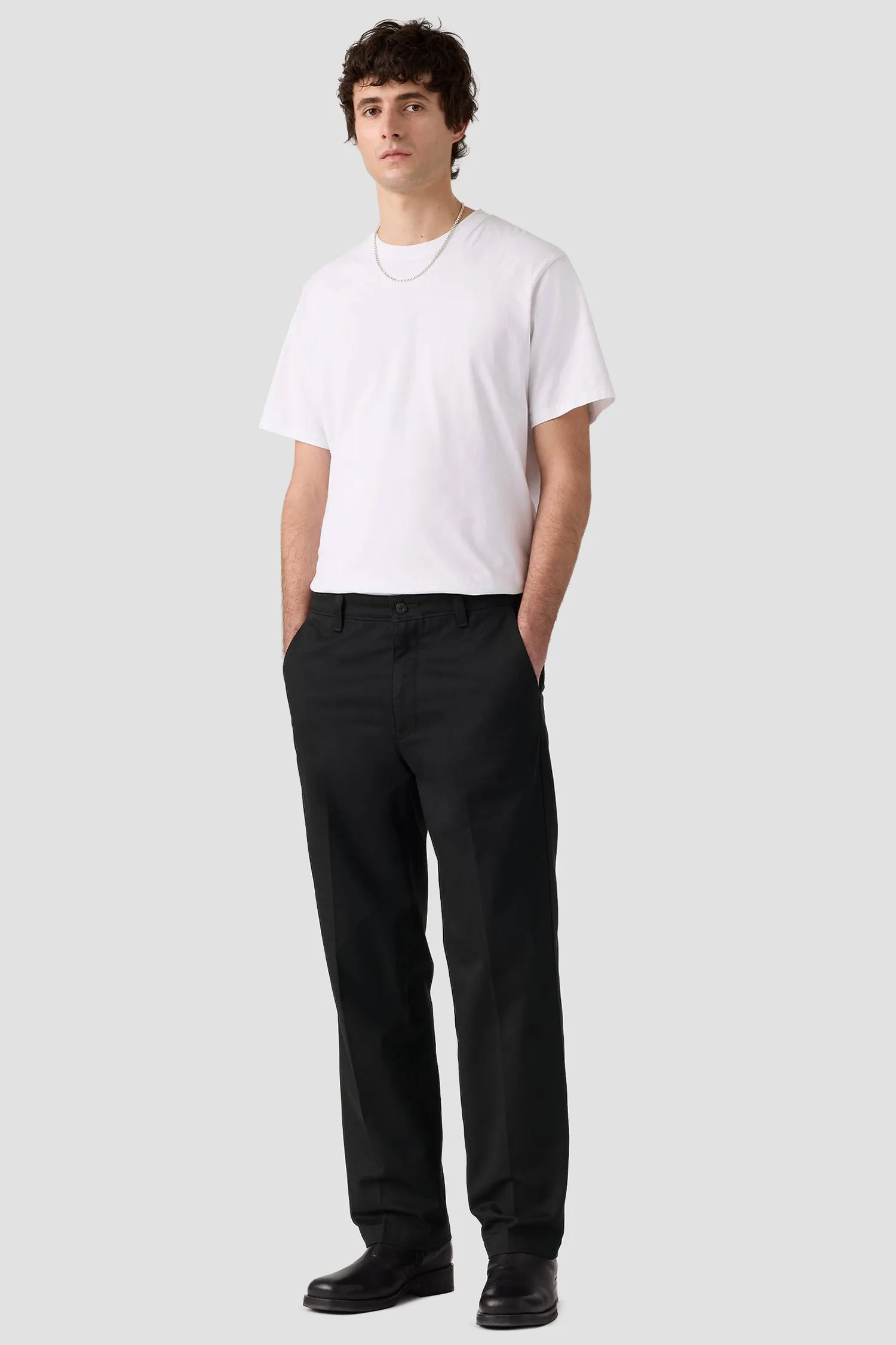 Мужские черные брюки 6