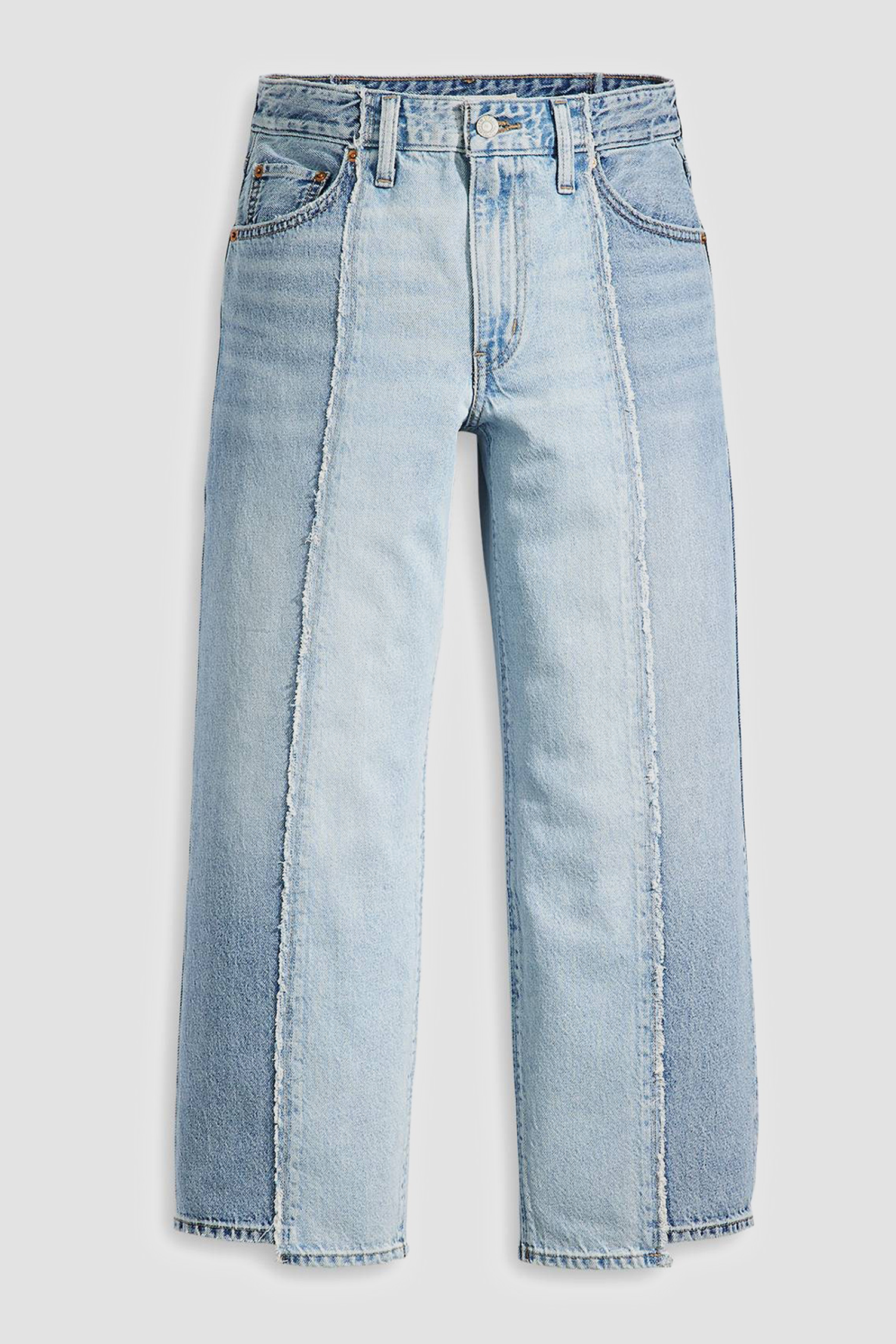 Женские голубые джинсы Baggy Dad Recrafted 2