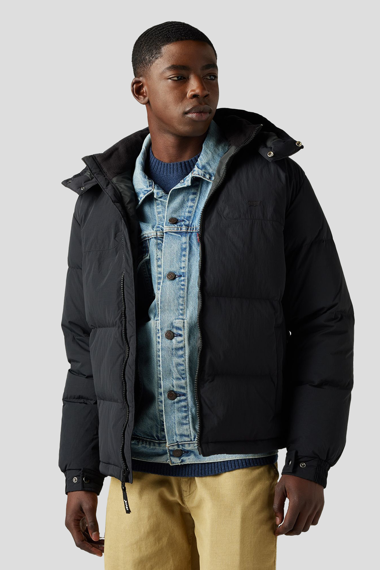 Мужская черная куртка 4