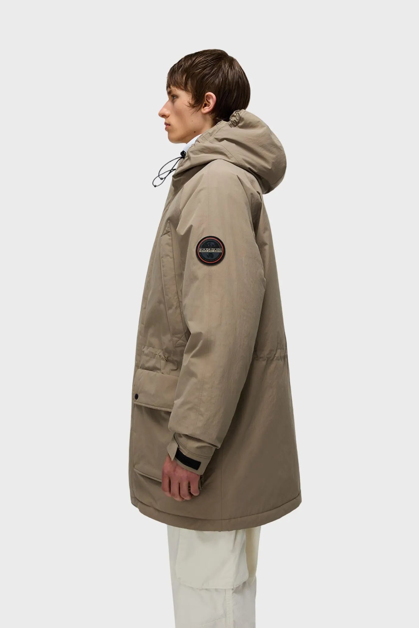 Мужская бежевая куртка 4