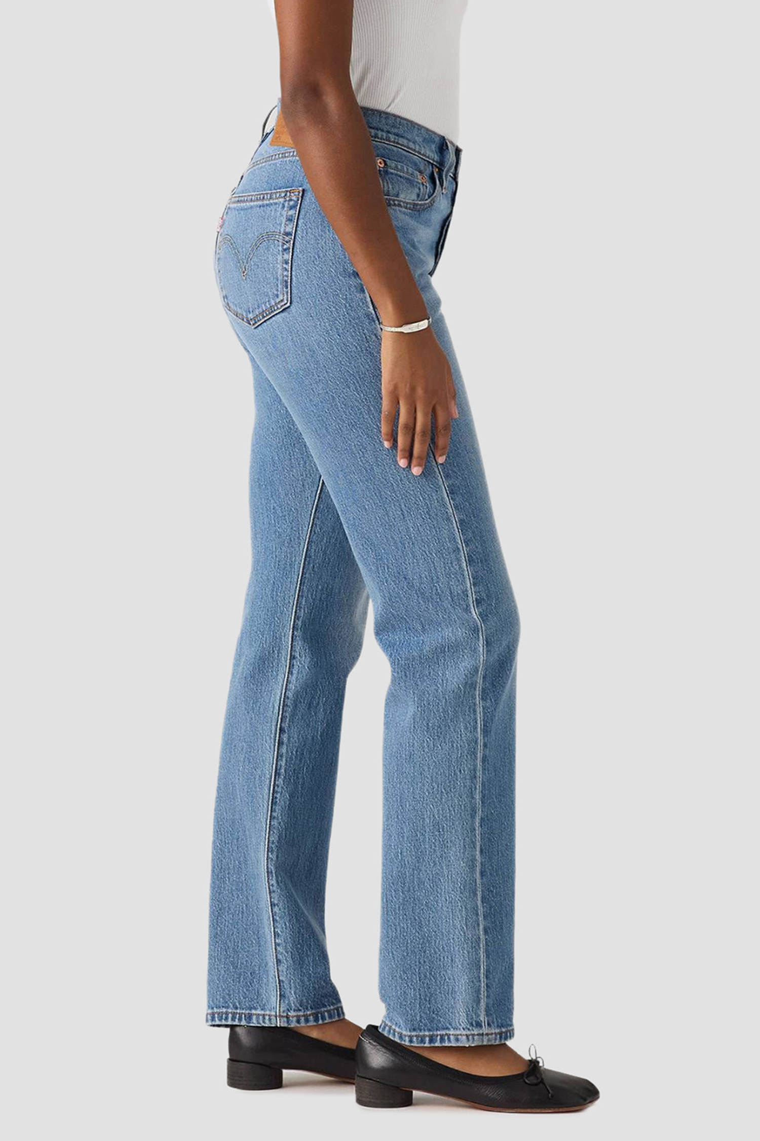 Женские голубые джинсы 501® 4