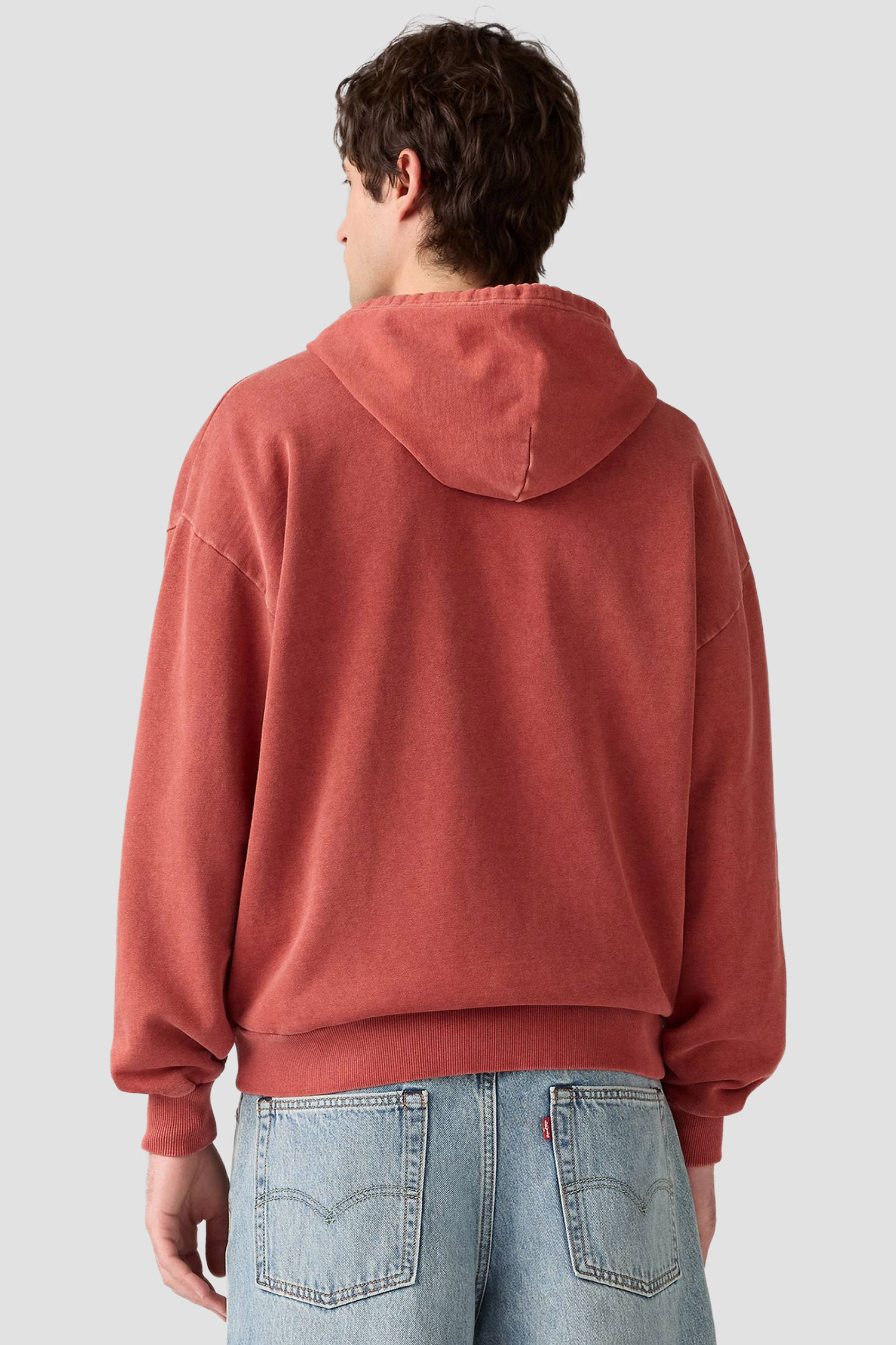 Мужская коралловая кофта на молнии 3