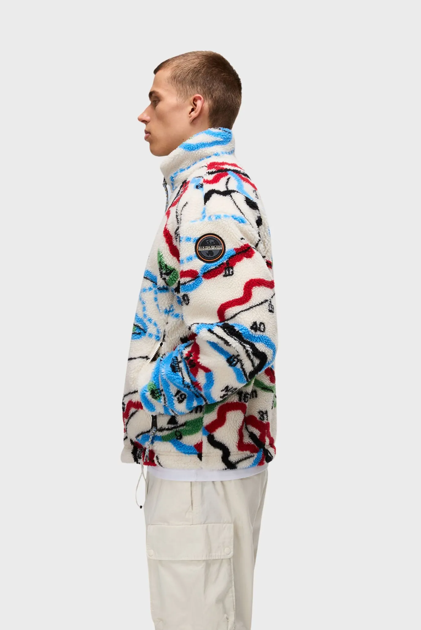 Мужская разноцветная толстовка 6