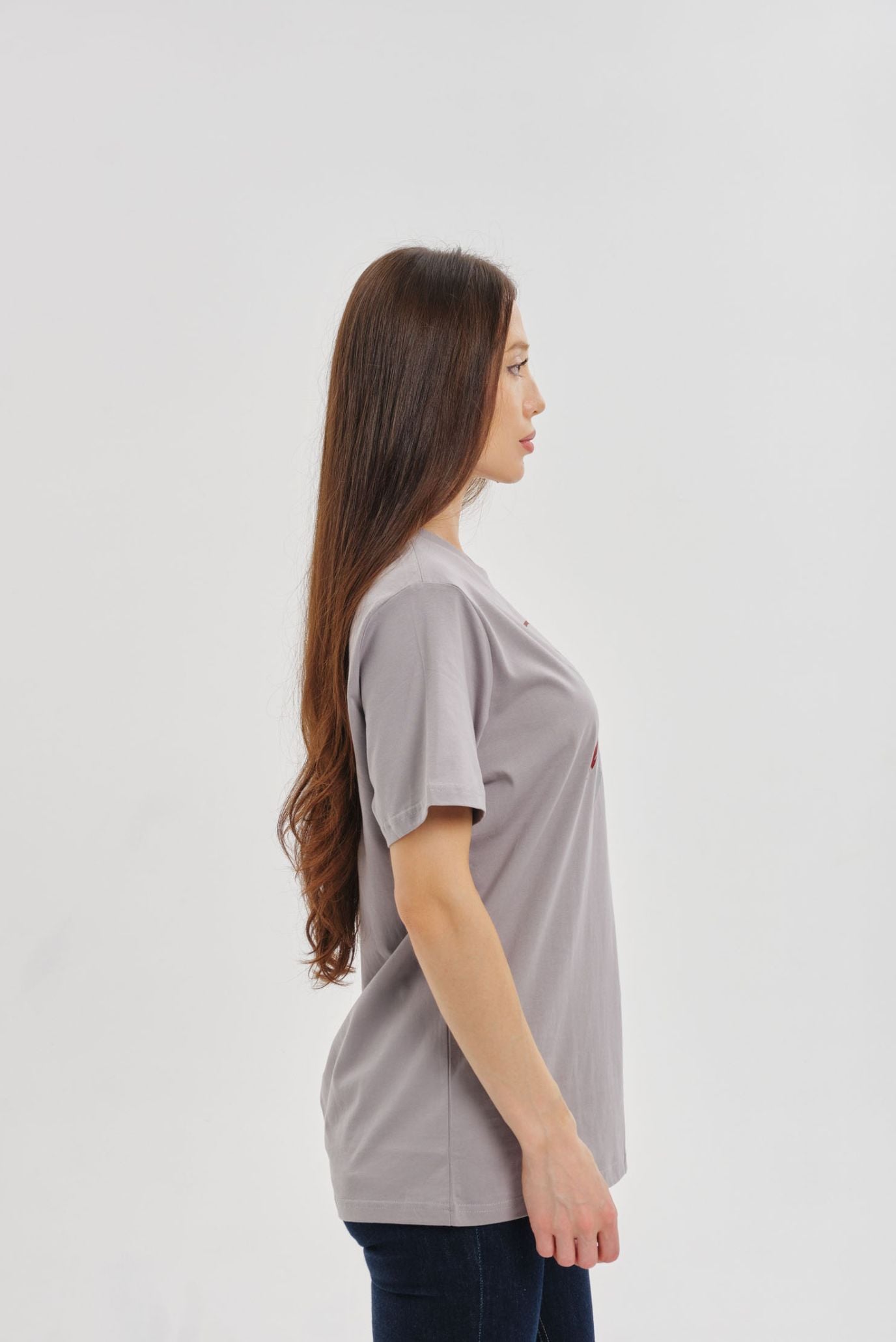 Серая футболка SHANYRAQ (Унисекс) 7