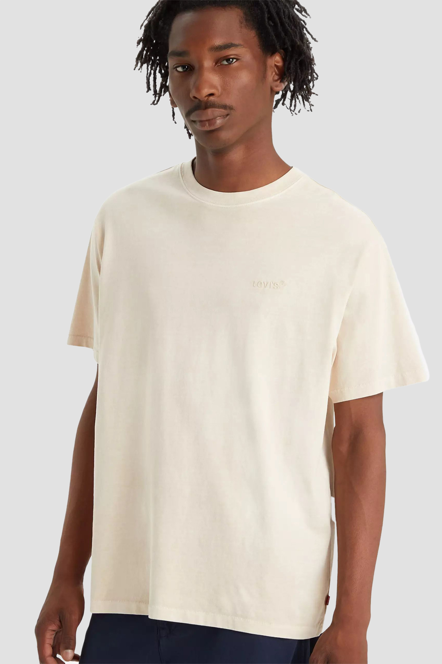 Мужская бежевая футболка 6