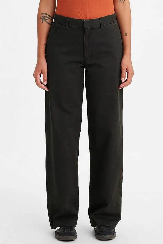 Женские черные брюки Levi's