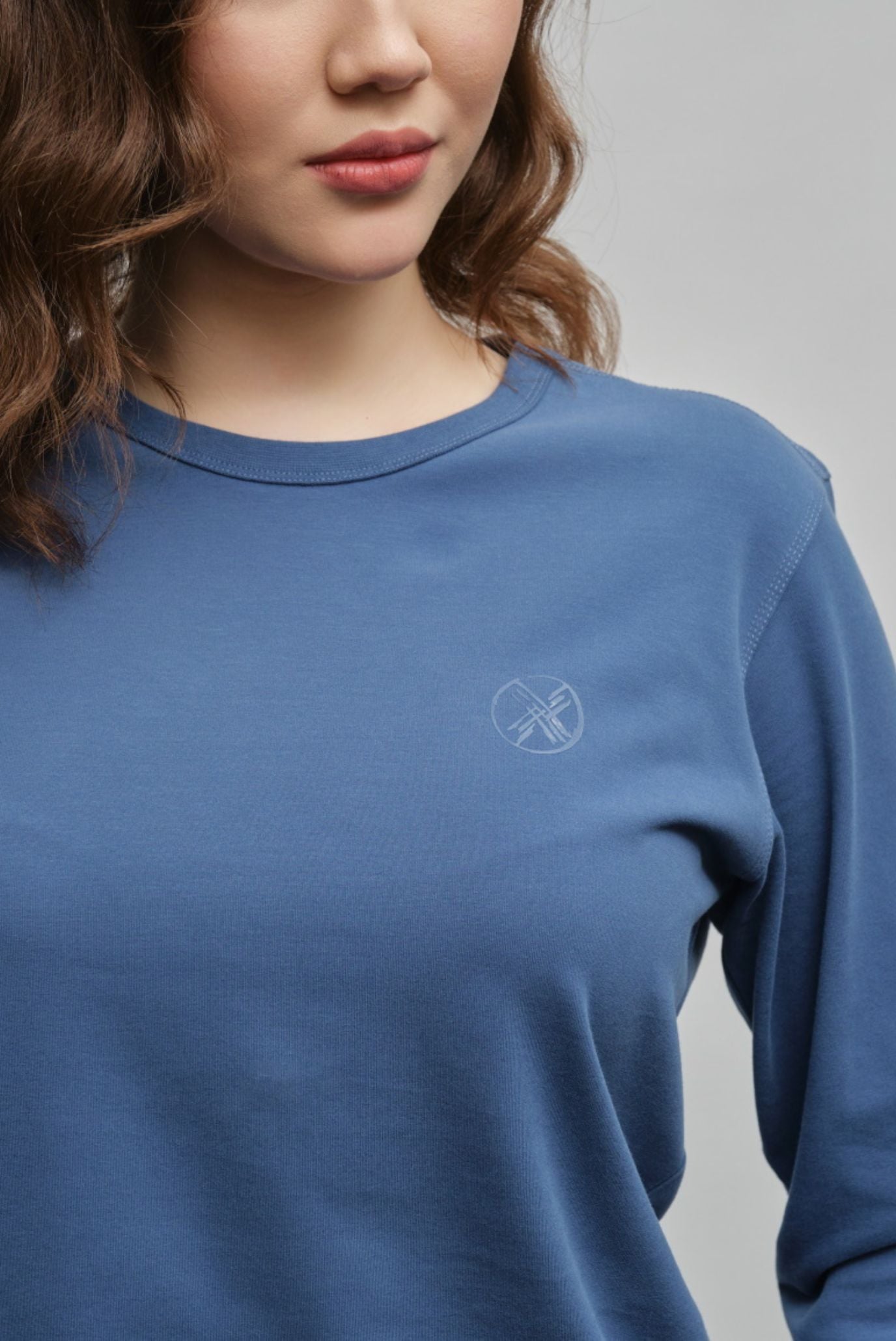 Индиго лонгслив SHANYRAQ (Унисекс) 7