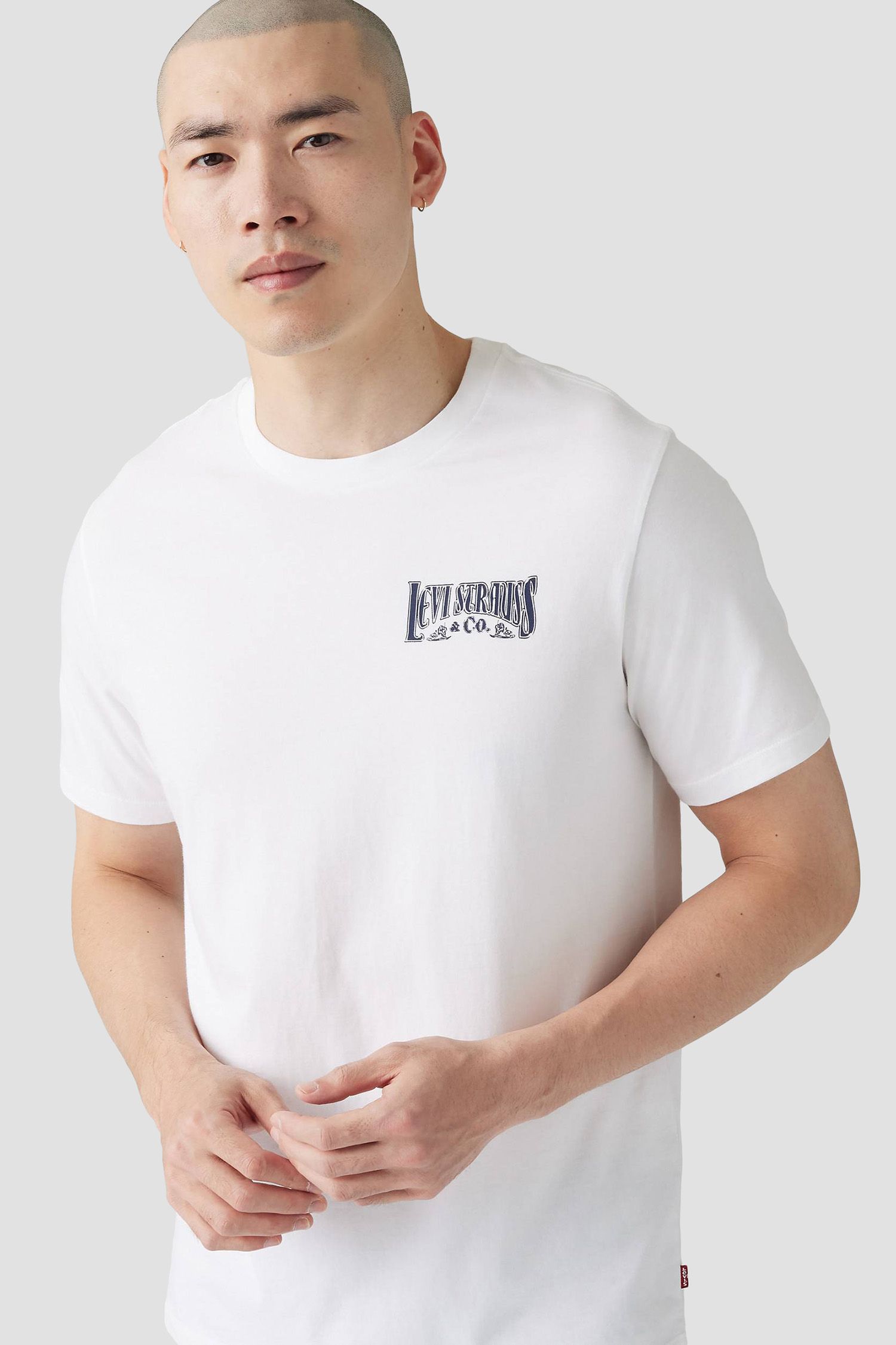 Мужская белая футболка 5