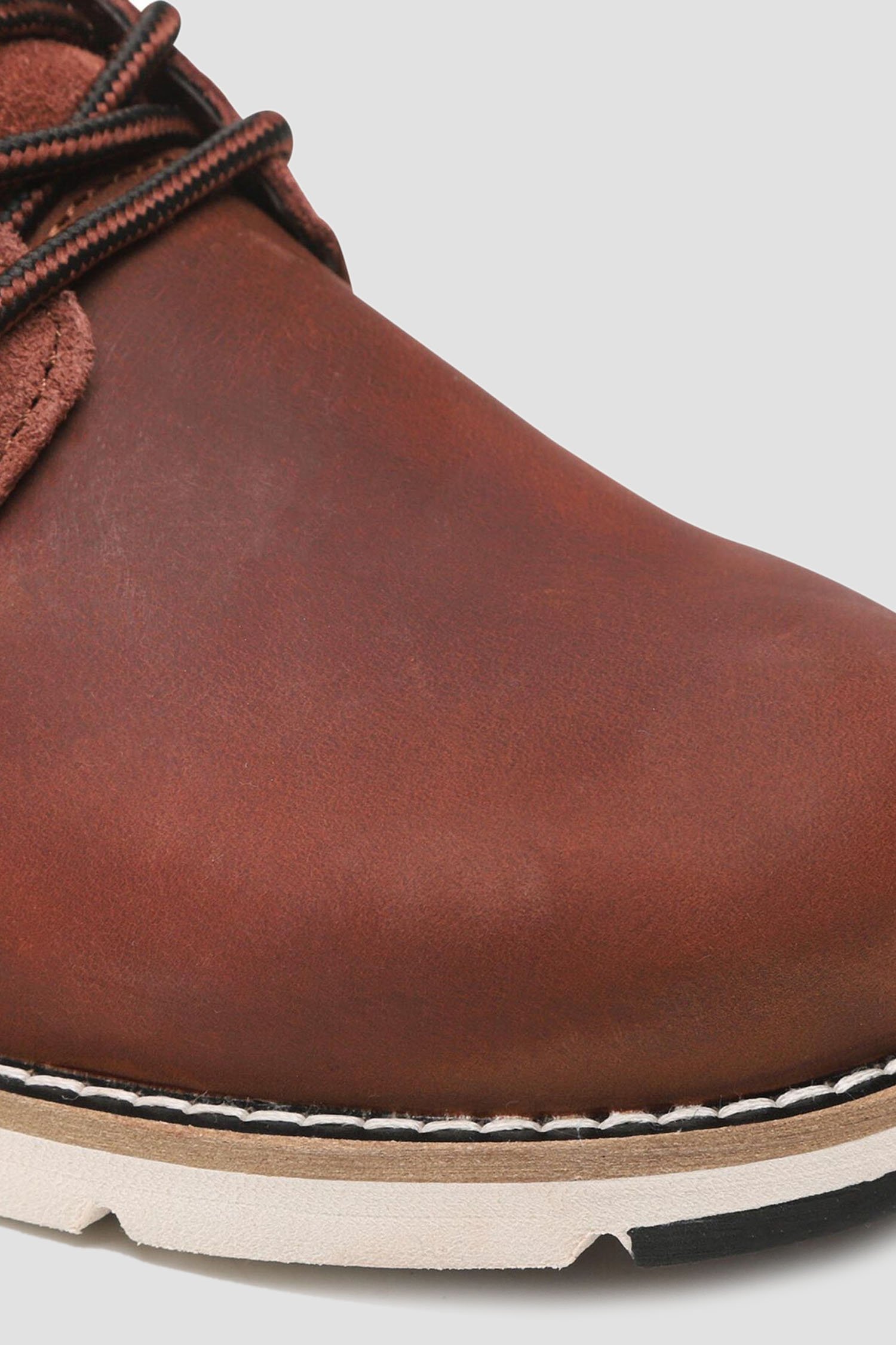 Мужские коричневые кожаные ботинки 6