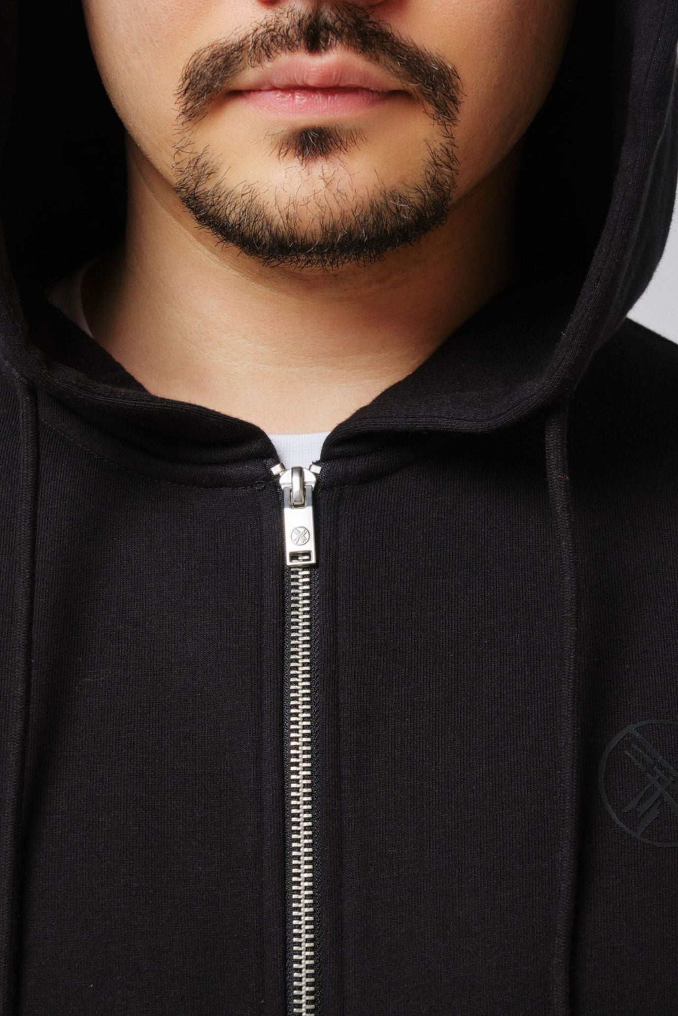 Черная кофта на замке ARGYMAQ (Унисекс) 6