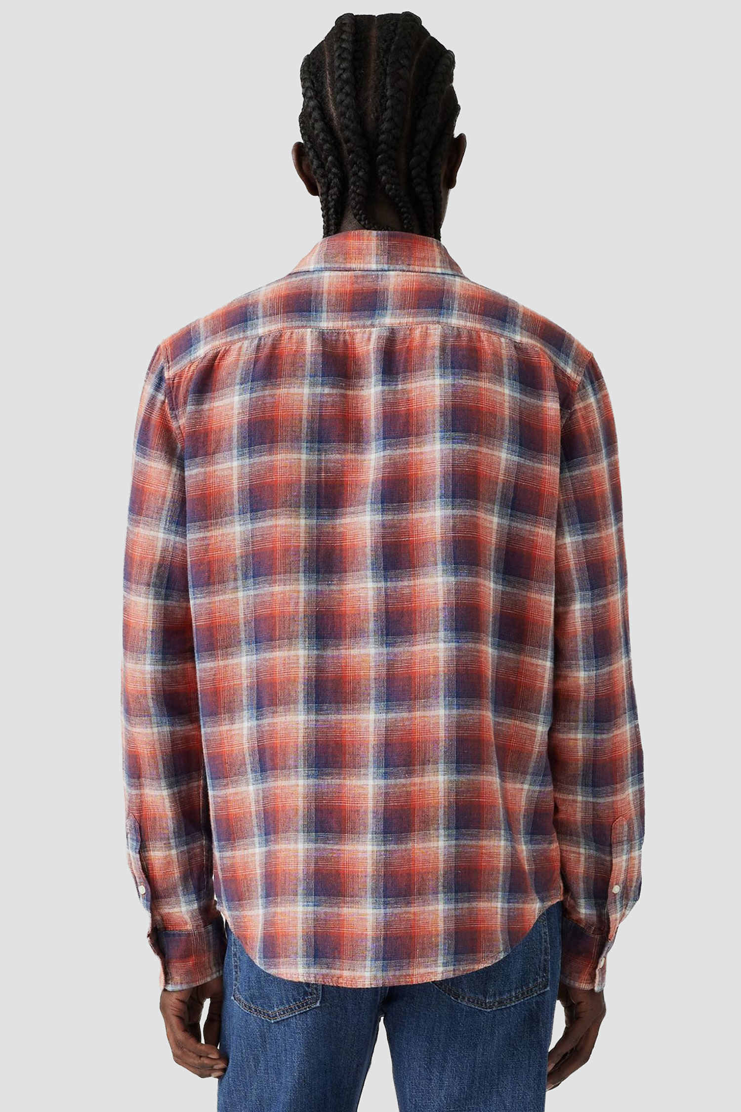 Мужская рубашка в клетку 3