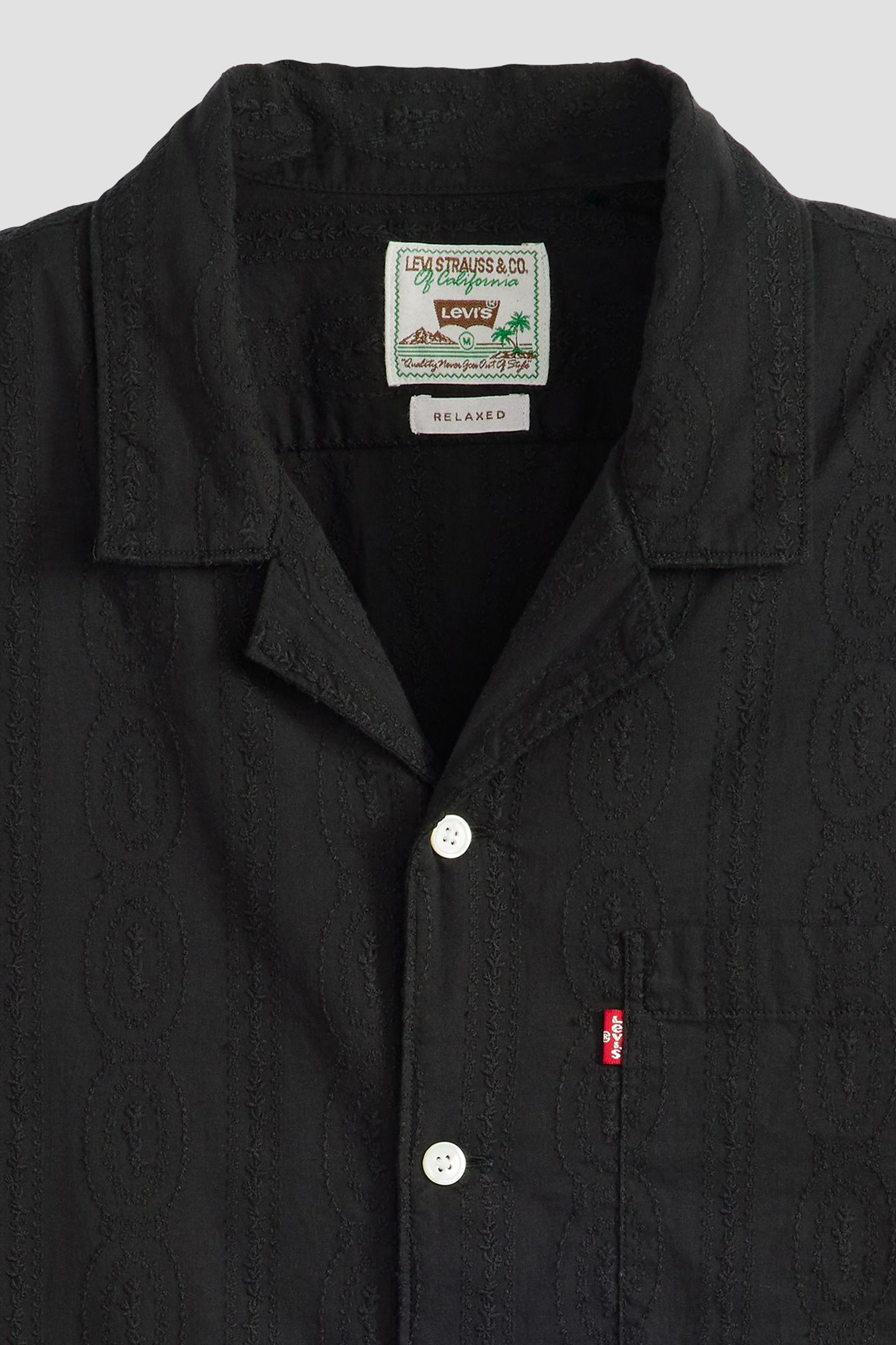 Мужская черная рубашка 7