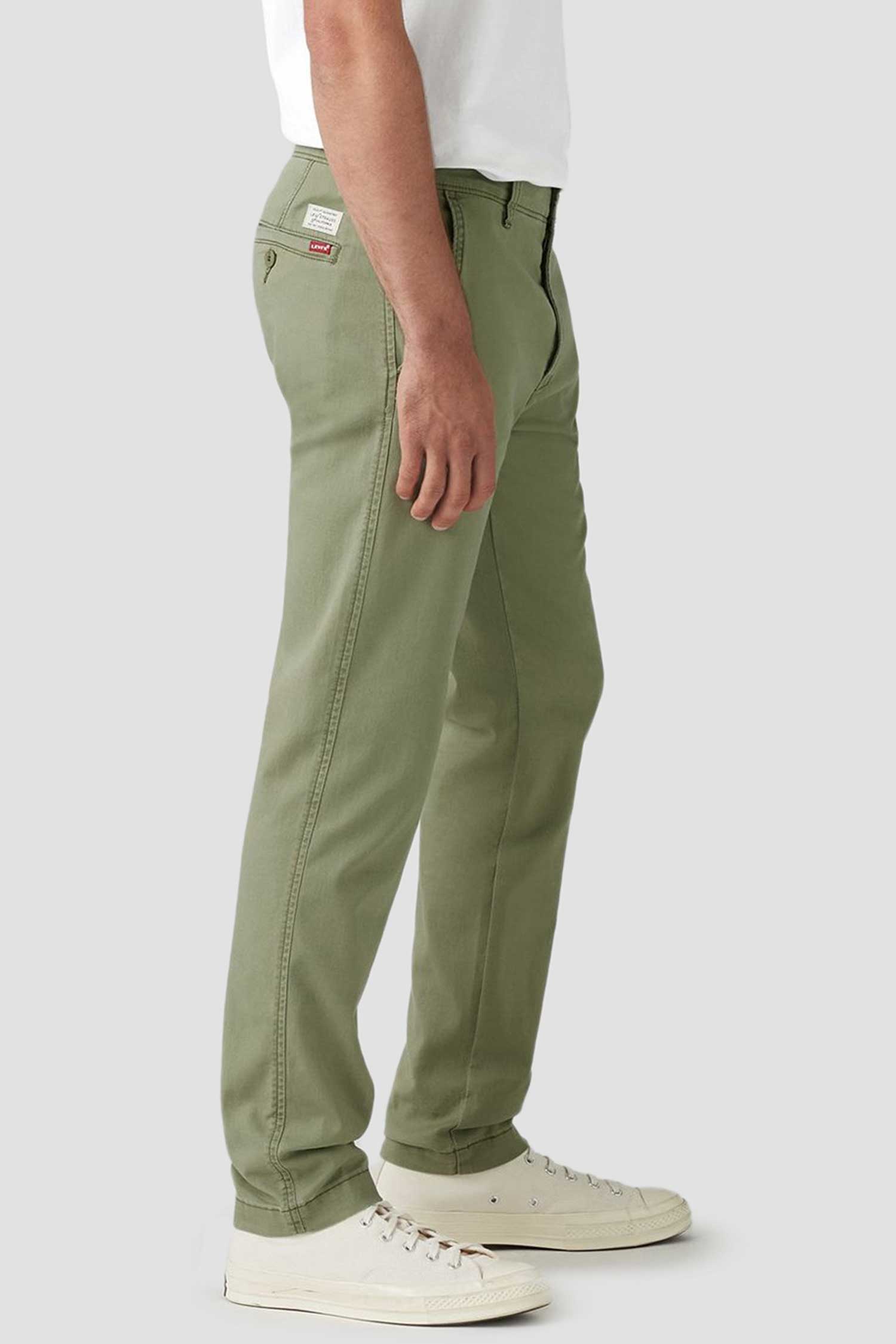 Мужские зеленые чиносы 4