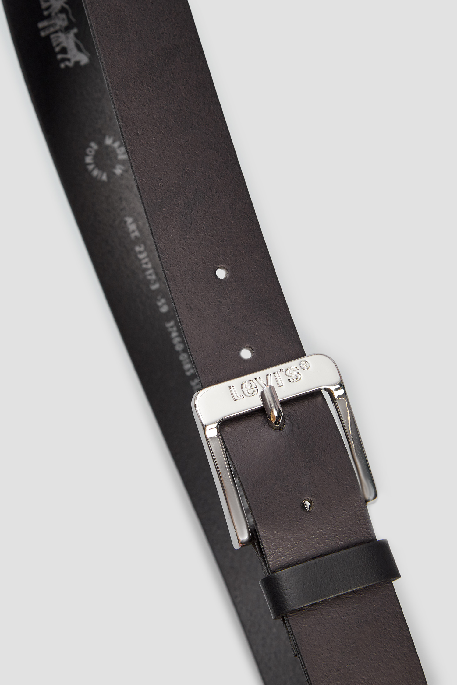 Женский черный кожаный ремень 3