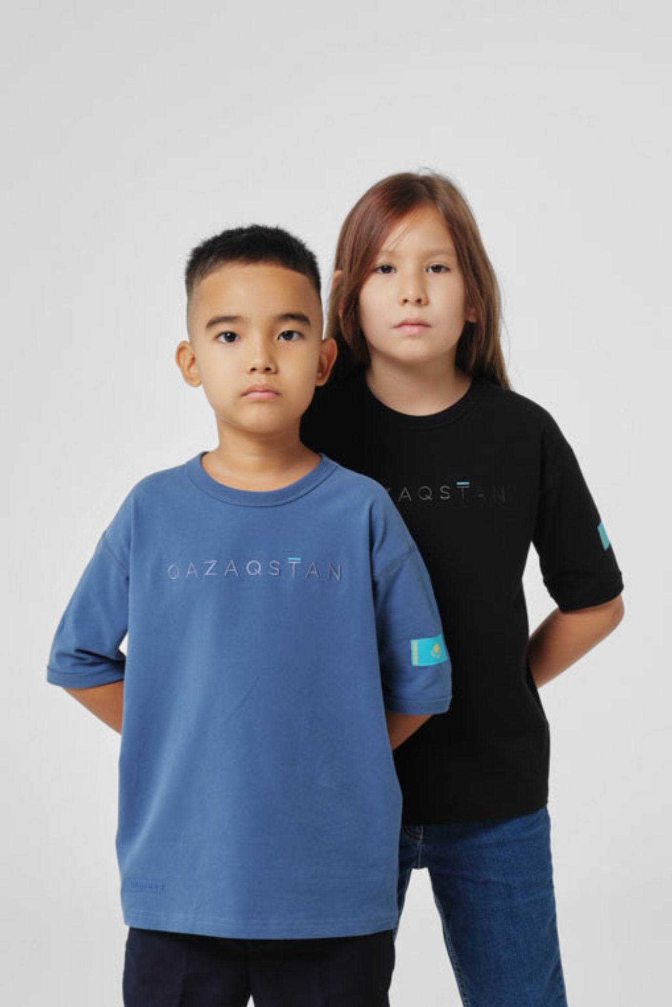 Детская индиго футболка 3