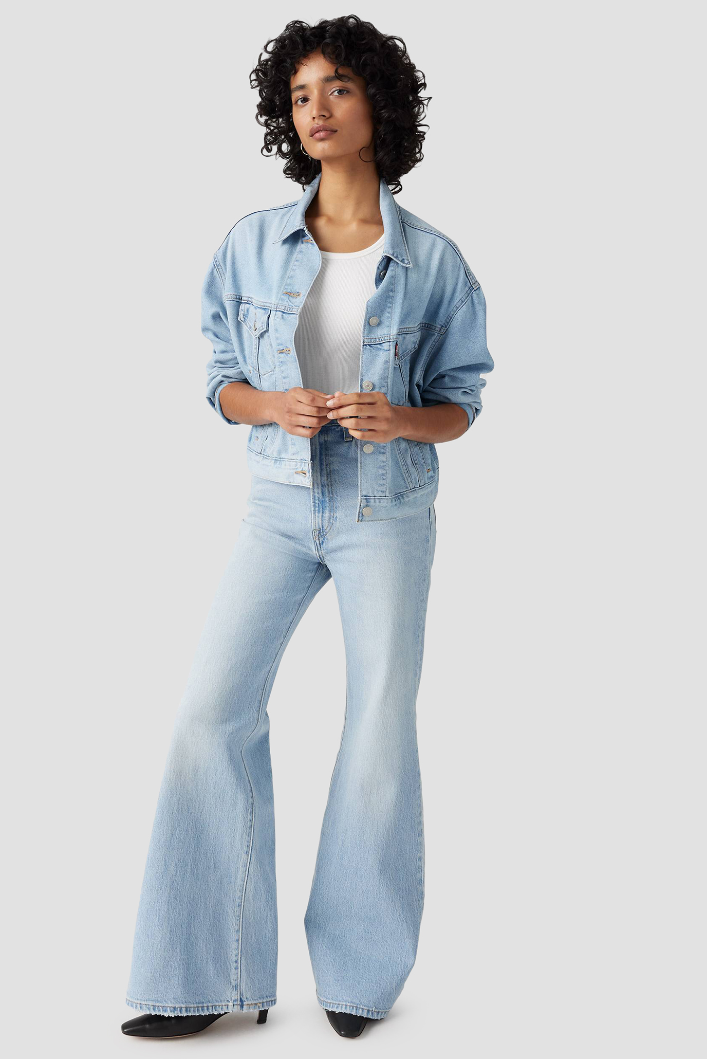 Женские голубые джинсы Ribcage 7