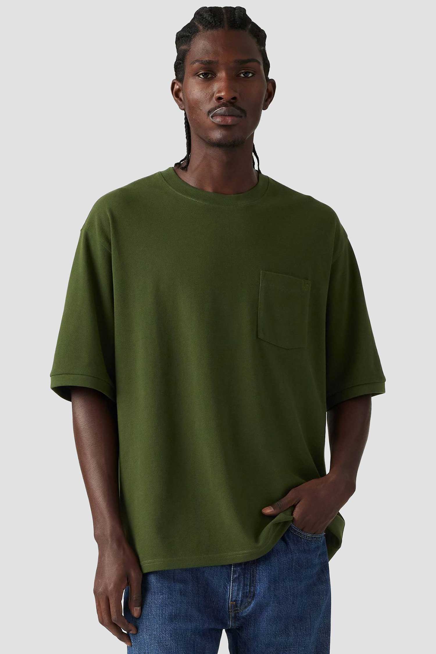 Мужская зеленая футболка 1