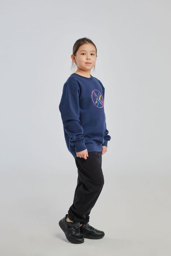 Детский синий свитшот Argymaq