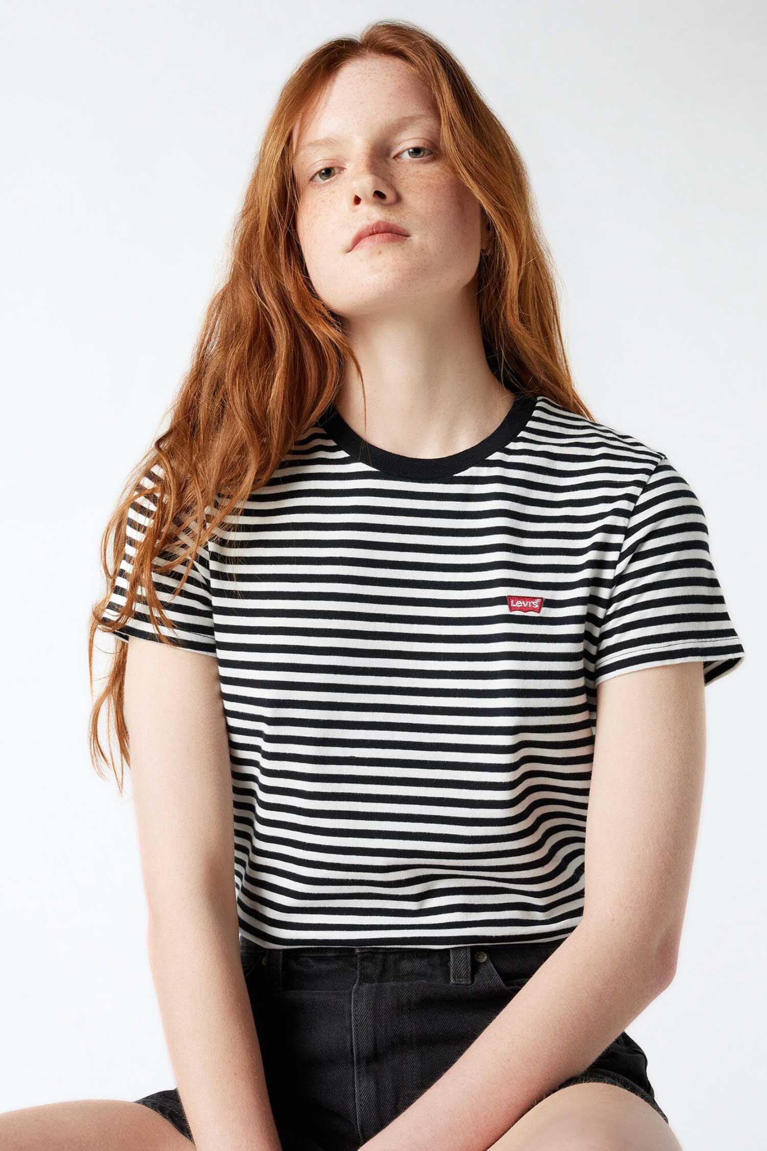 Женская футболка в полоску 5