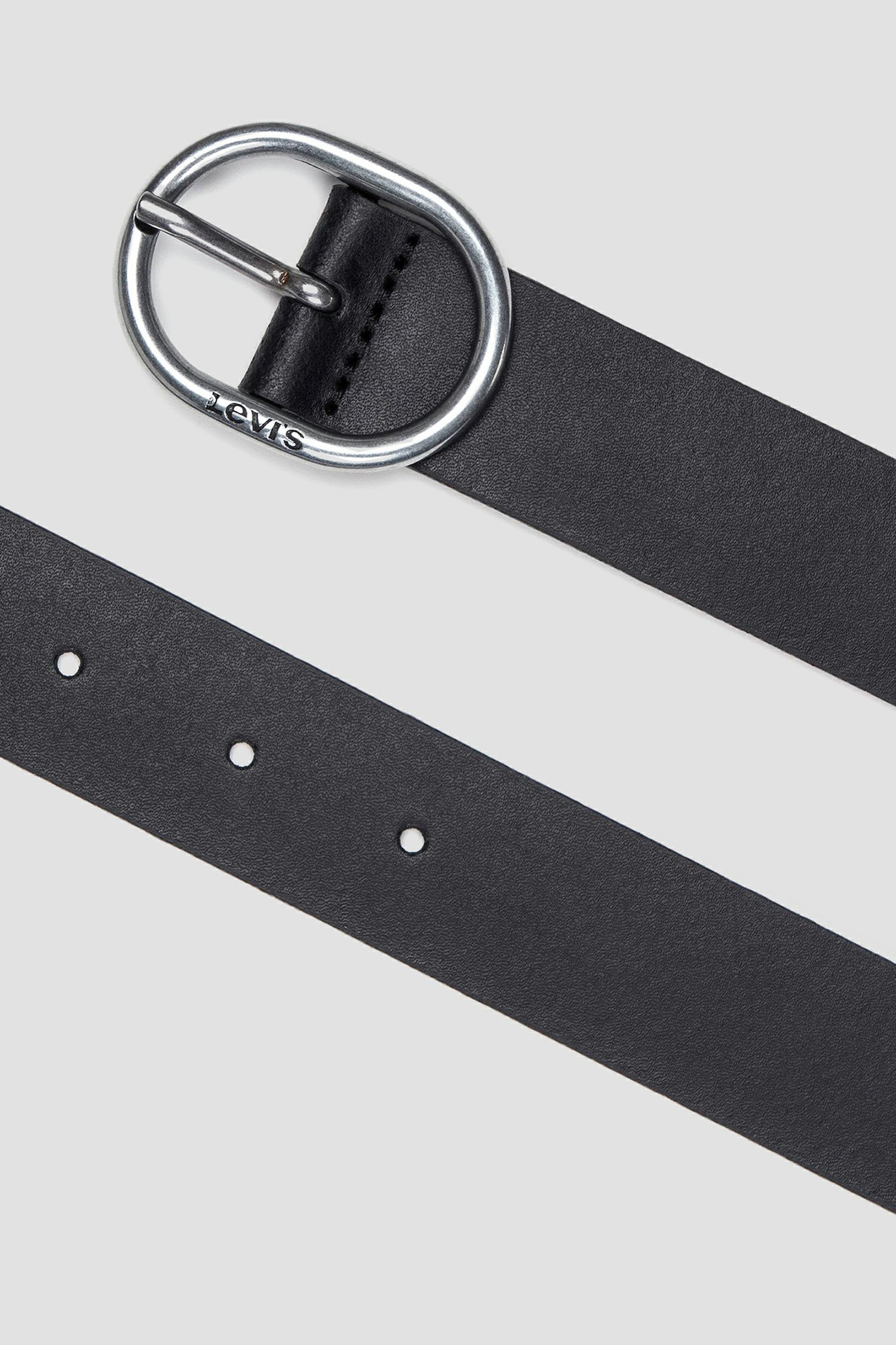 Женский черный кожаный ремень 2