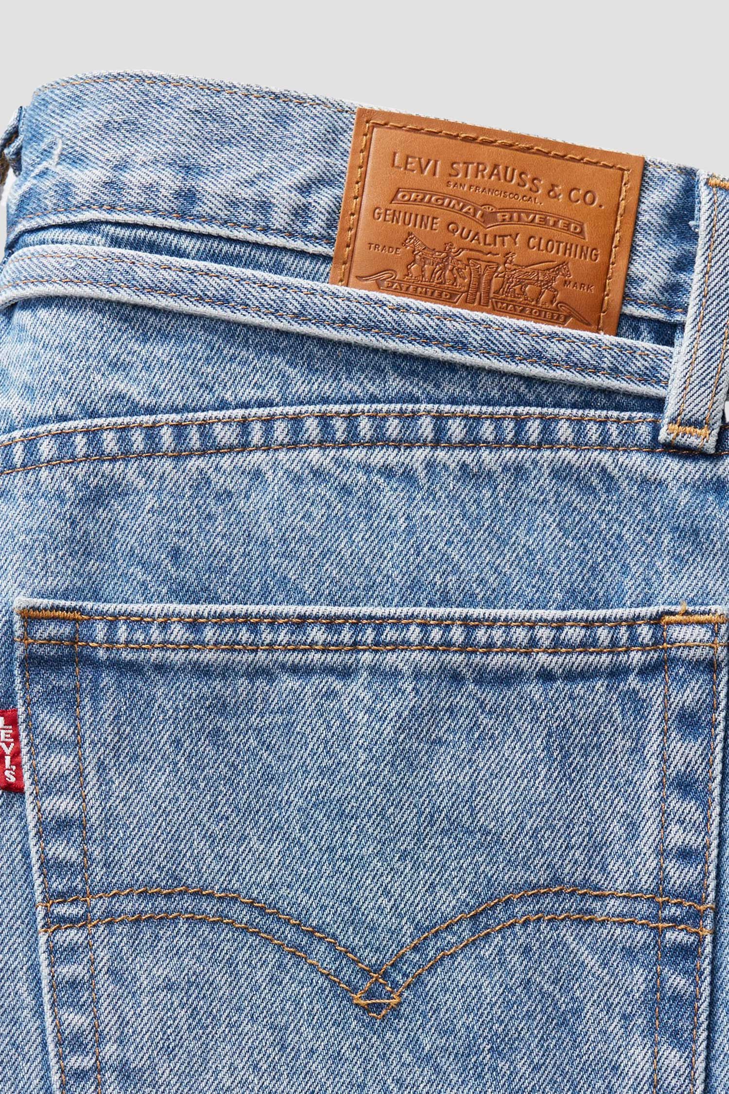 Женские голубые джинсы XL Straight 6