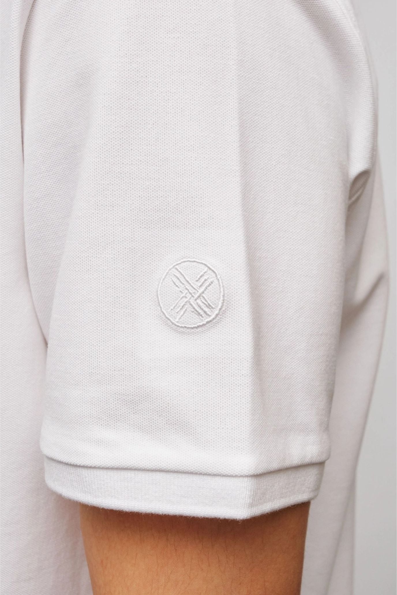 Мужское белое поло 6