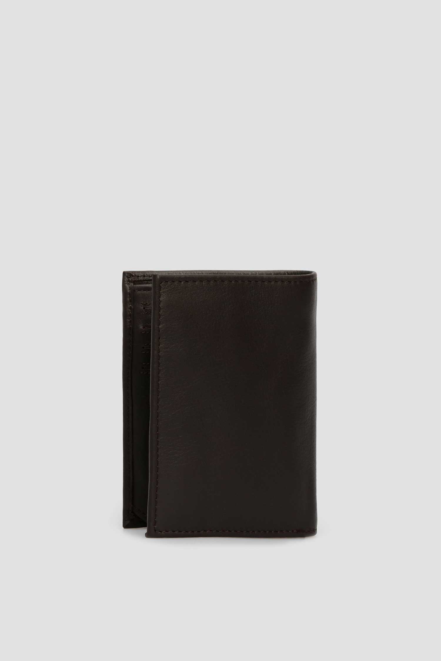 Коричневый кожаный кошелек 2