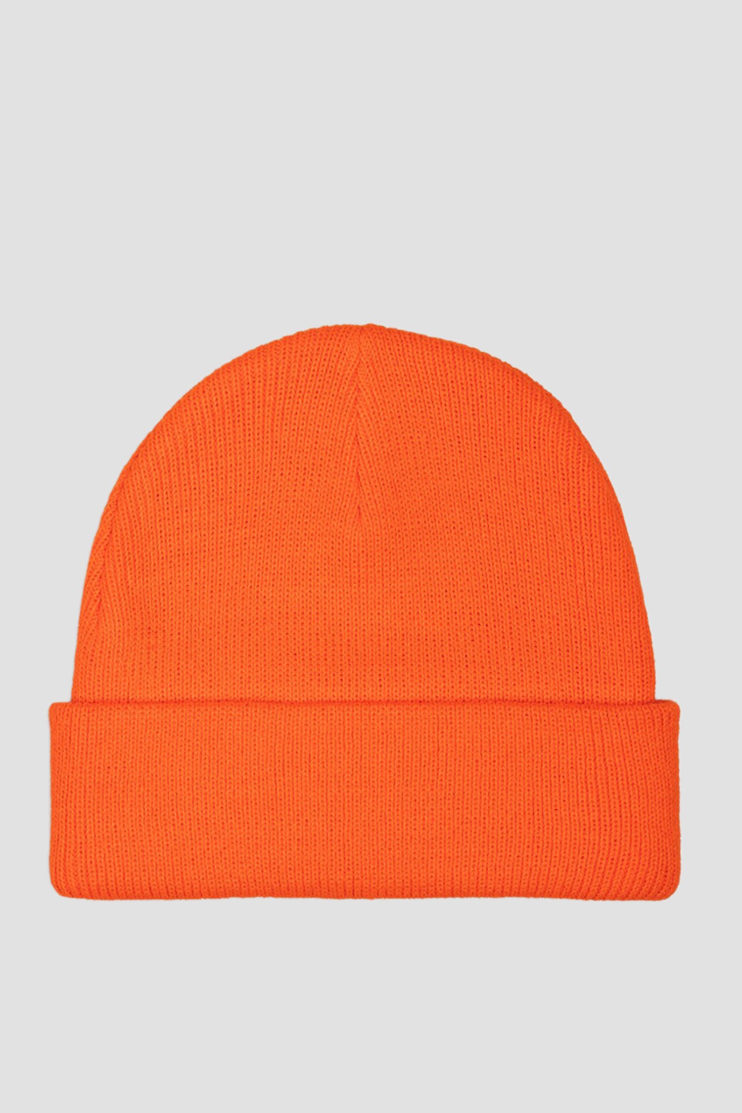 Женская оранжевая шапка 2