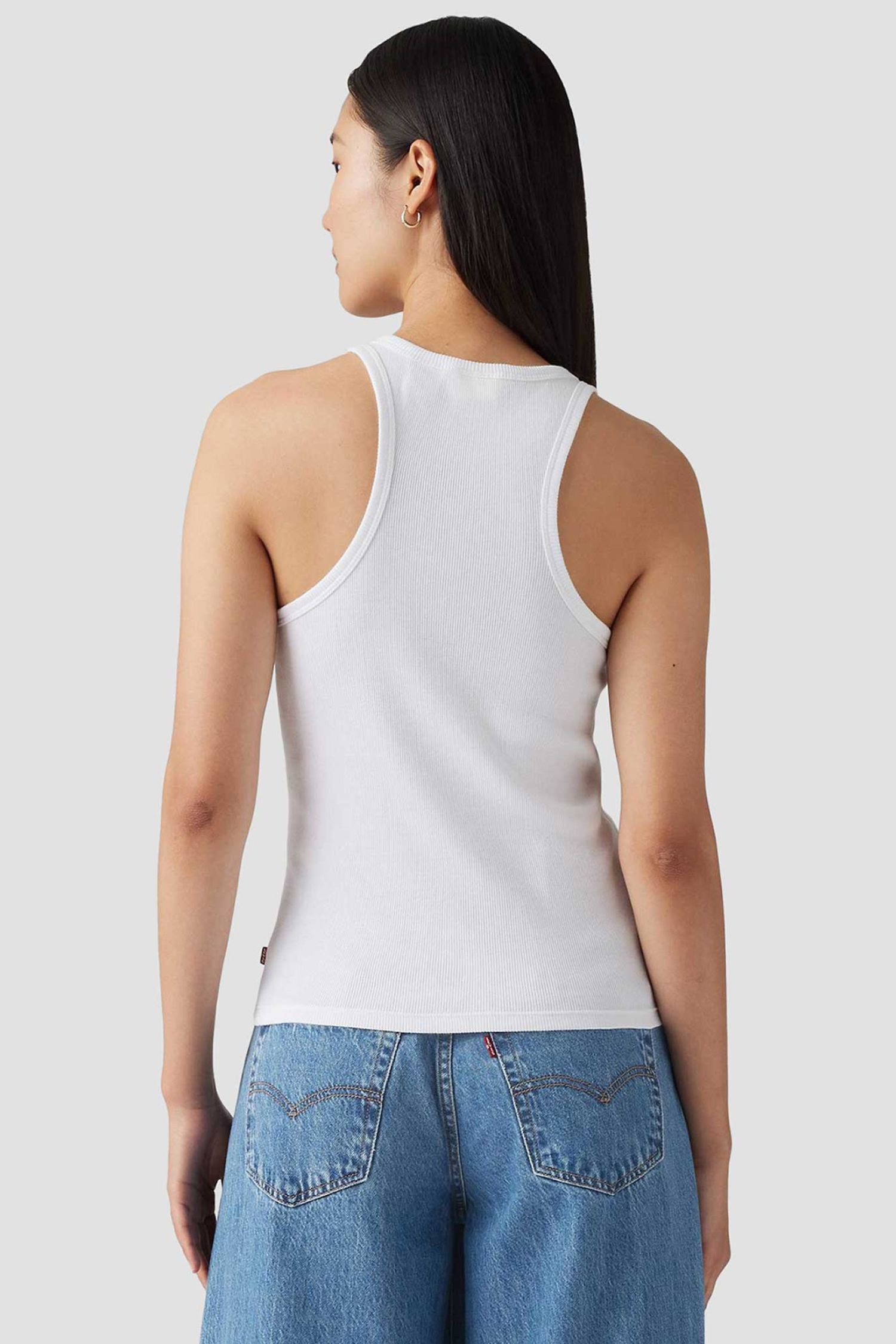 Женская белая майка 3