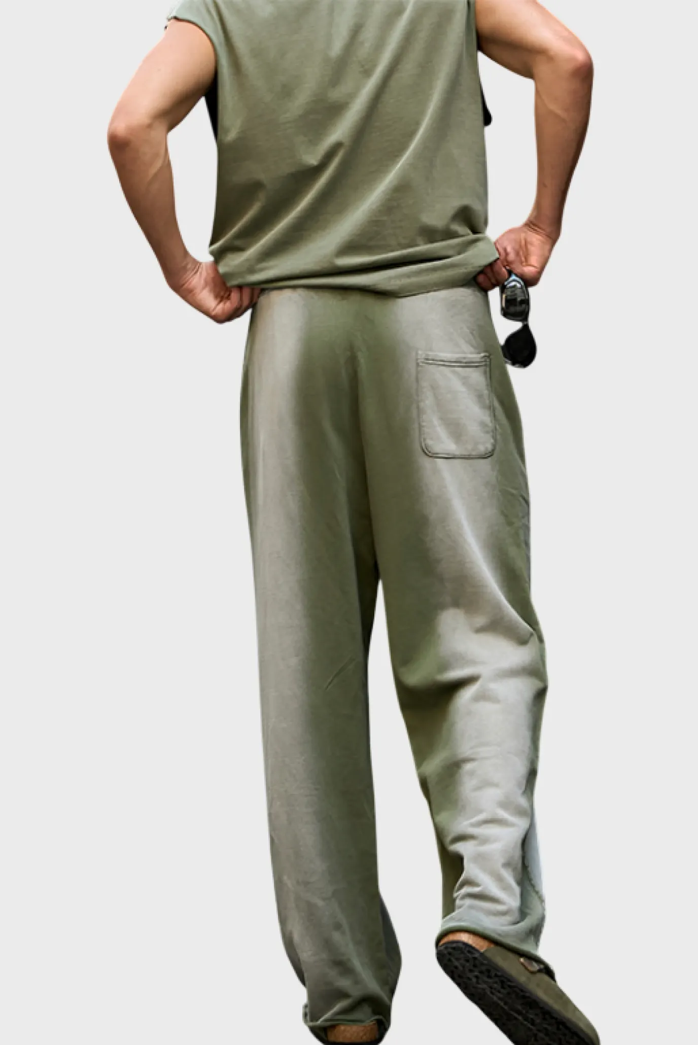 Штаны Sabe Sweatpants Washed Green 2