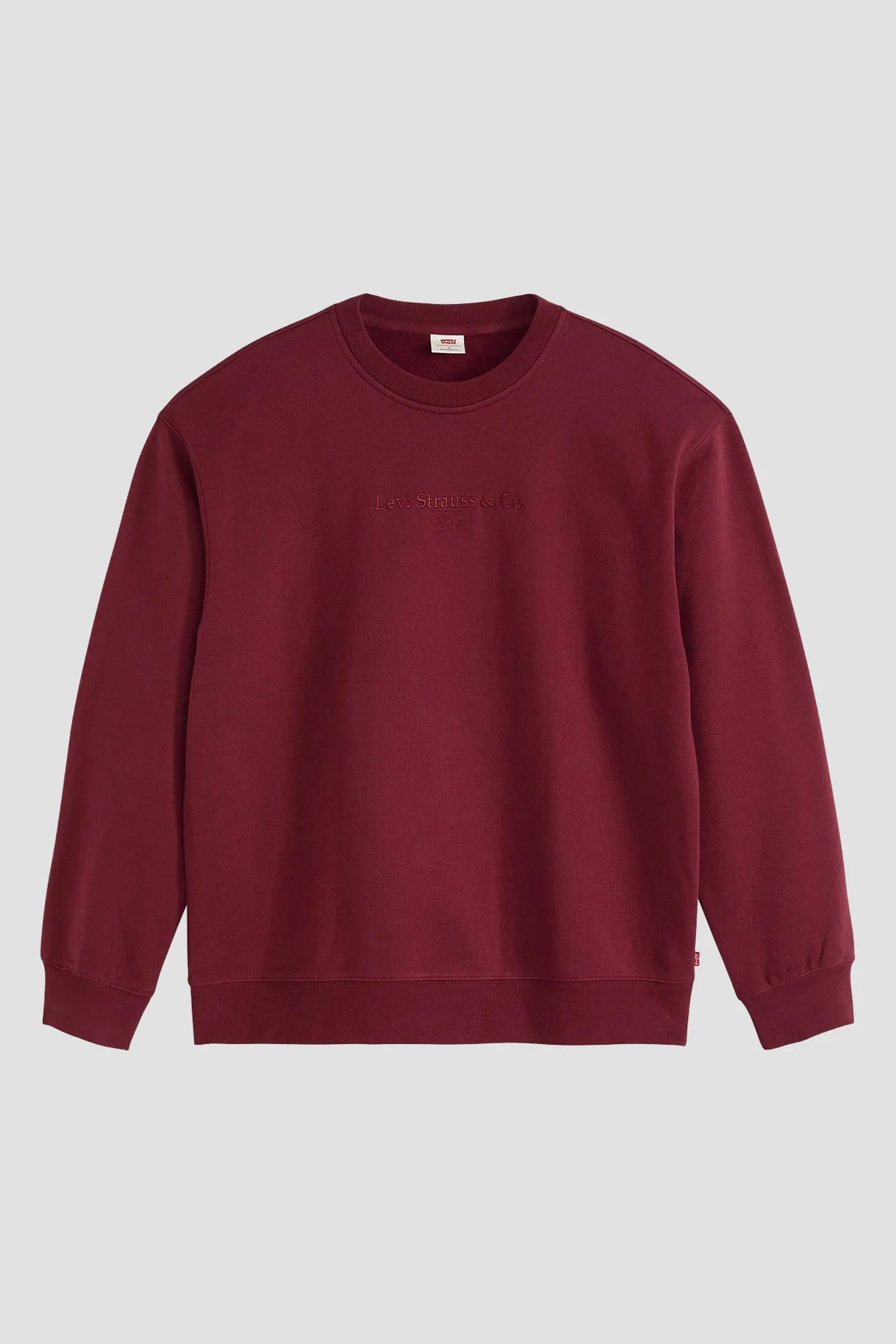 Мужской бордовый свитшот 2