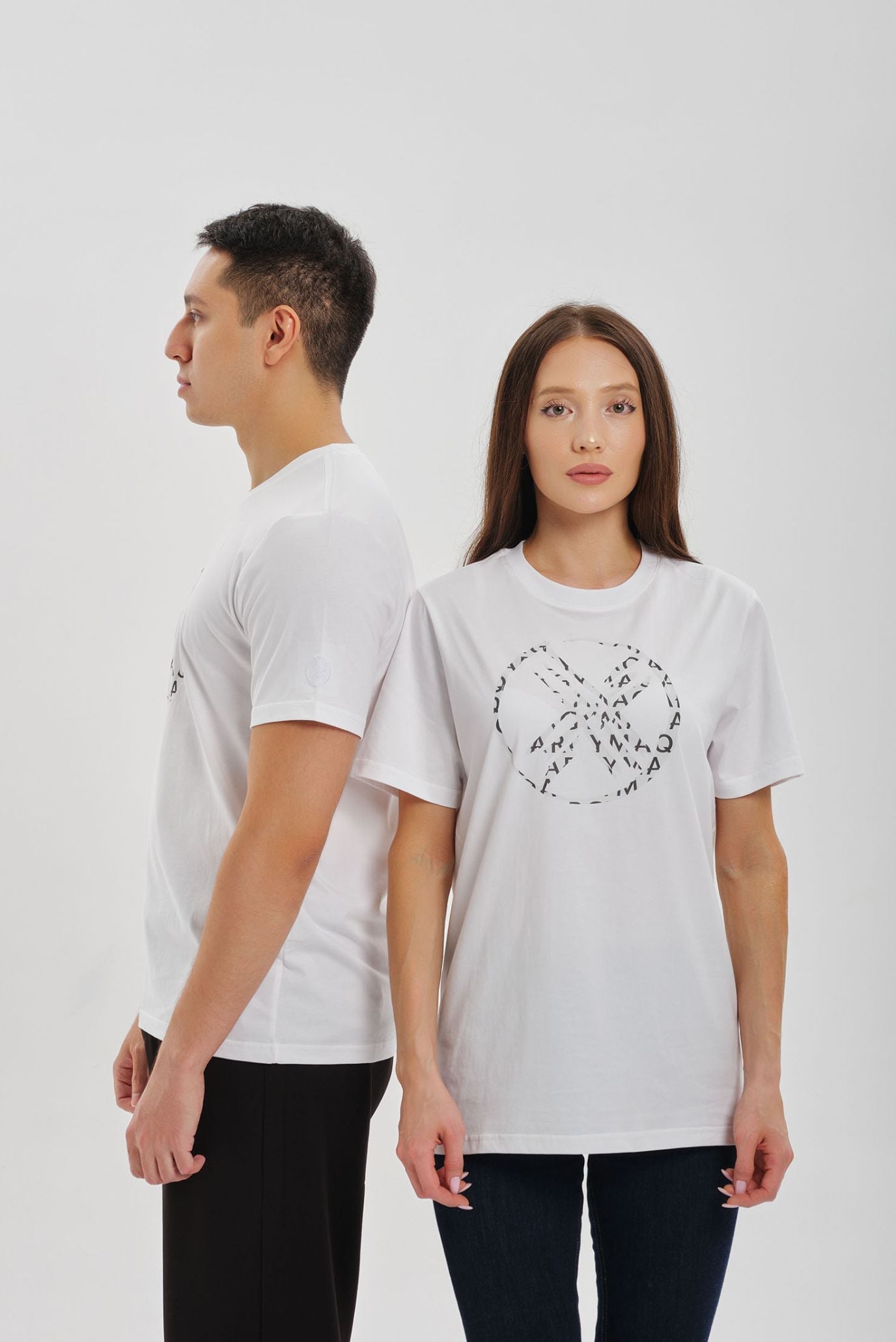 Белая футболка SHANYRAQ (Унисекс) 2