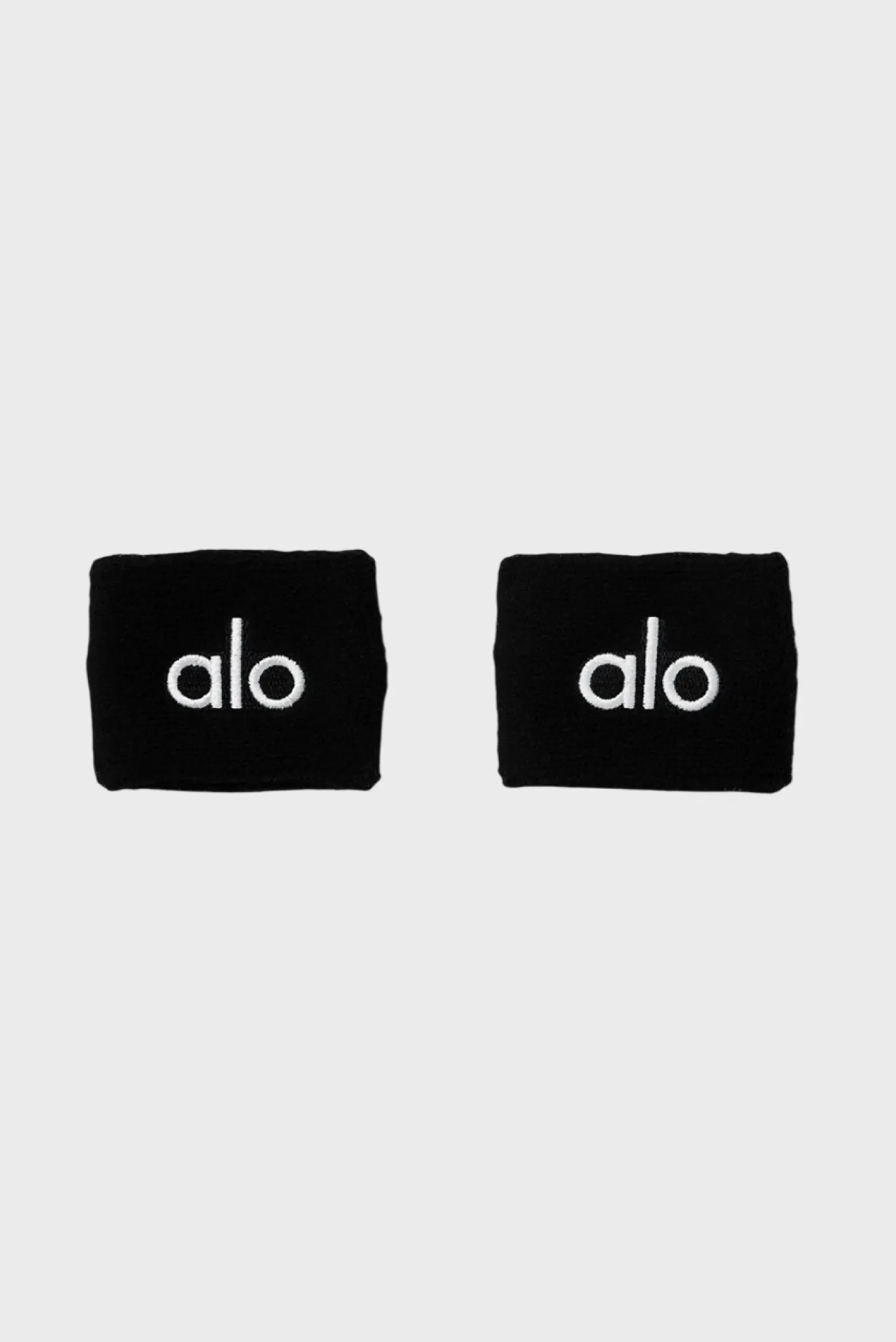 Alo Yoga Glow Wristband (2-Pack) Black 1