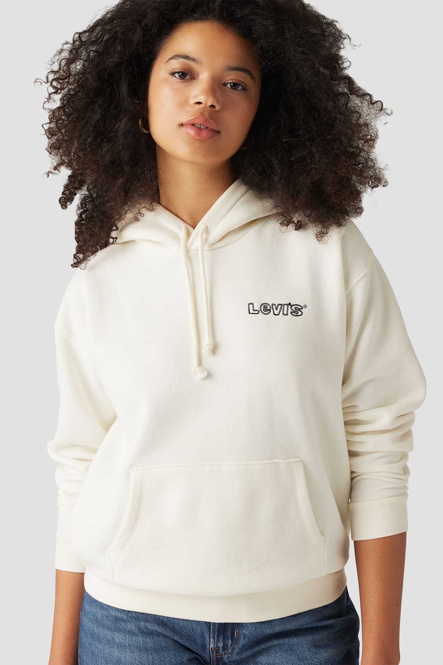 Женское белое худи 4