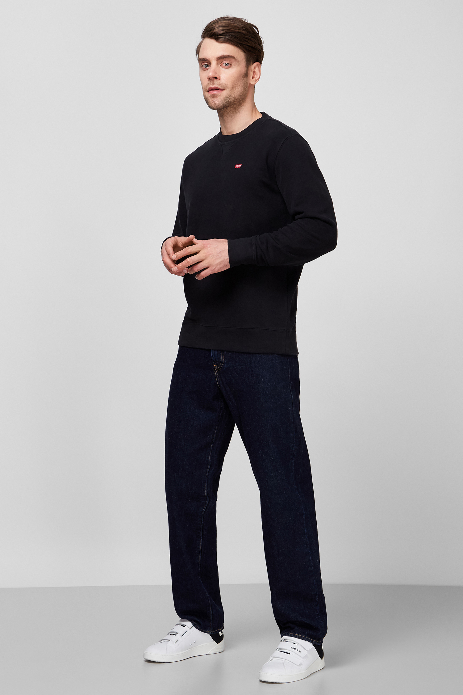 Мужской черный свитшот 6