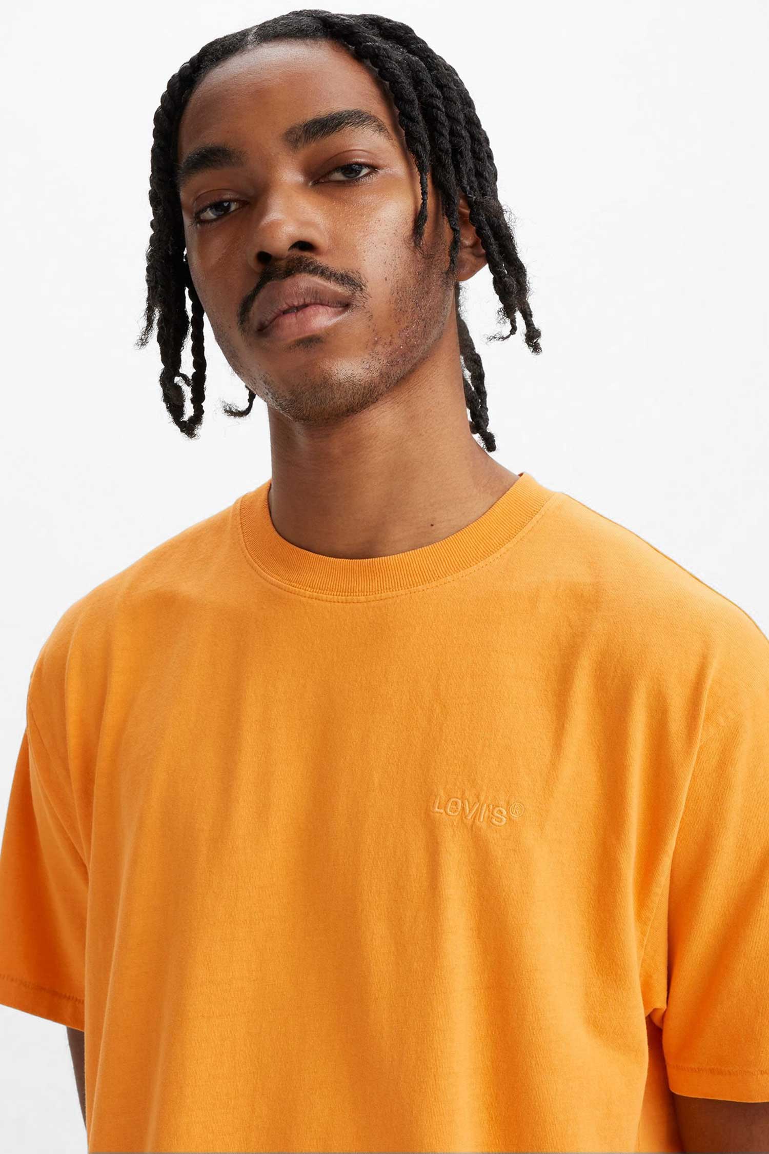 Мужская оранжевая футболка 5