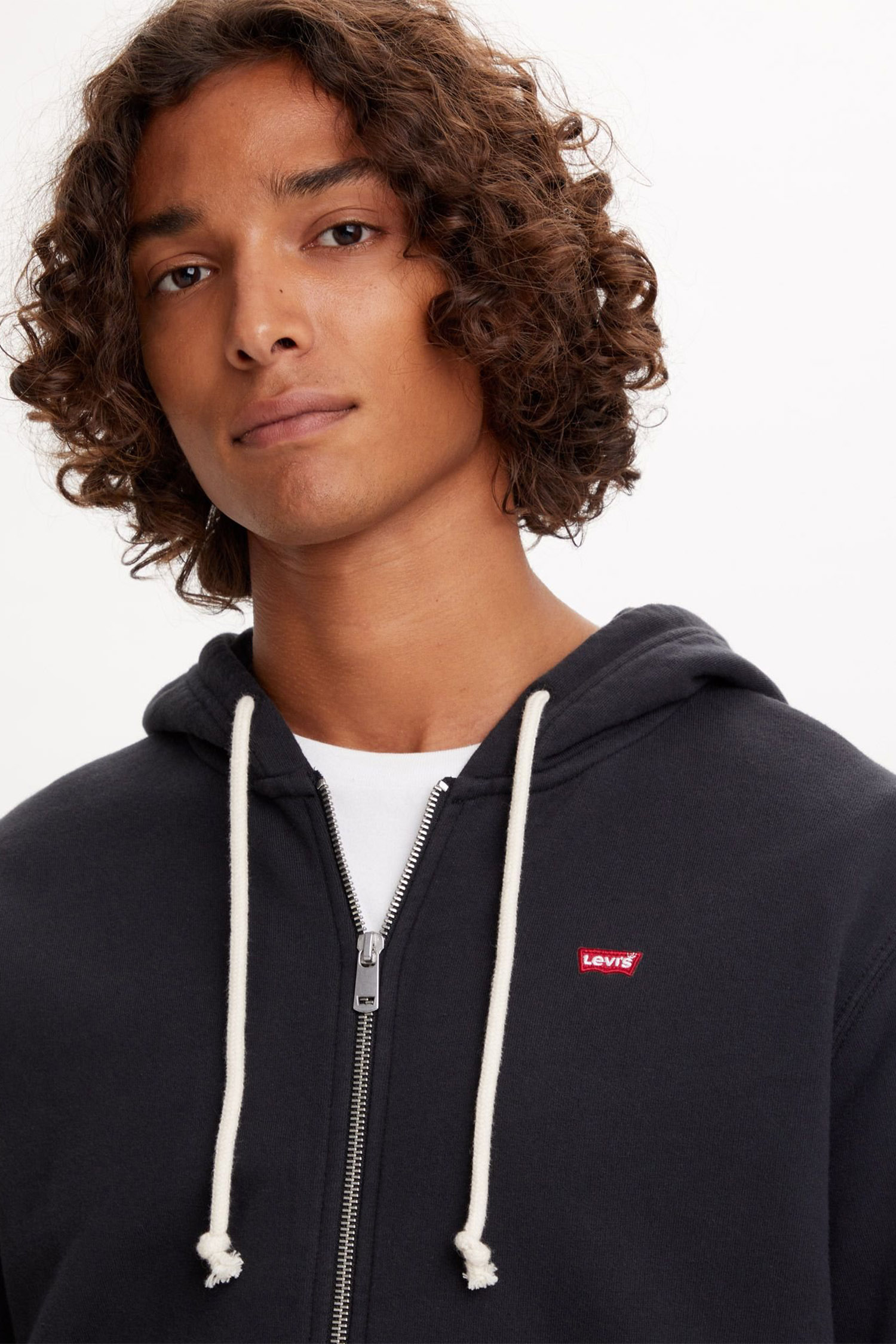 Мужская черная кофта на молнии 4