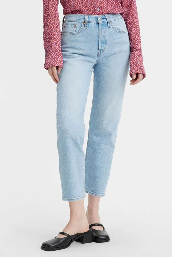 Женские голубые джинсы Wedgie Straight Levi's