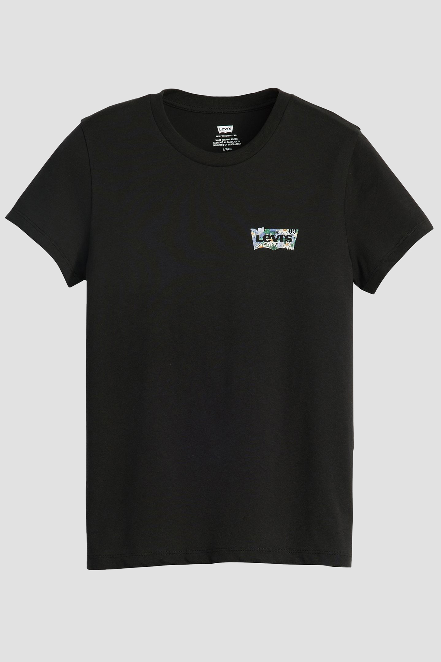 Женская черная футболка 2